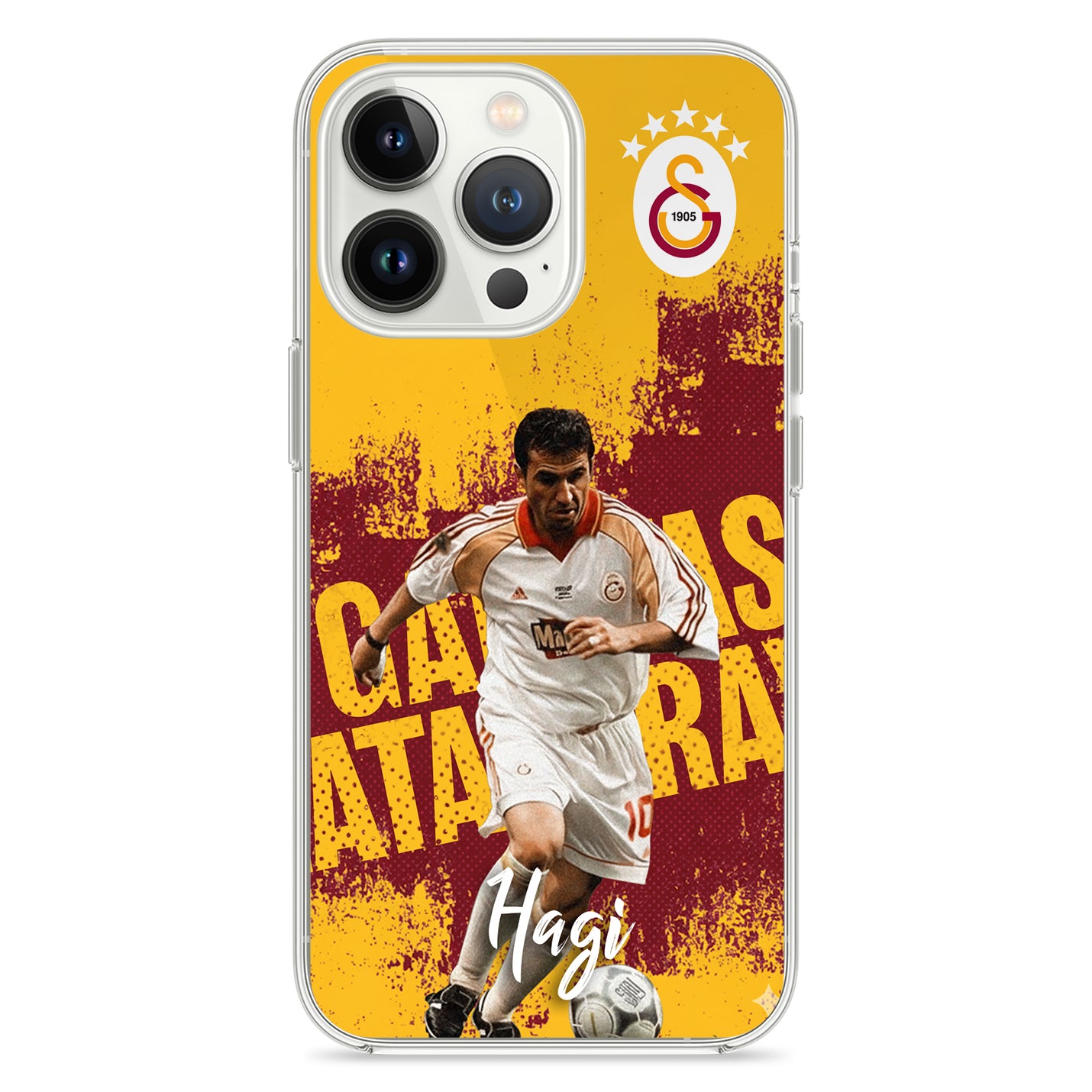 Personalisierte Galatasaray Handyhülle - Şampiyon 2025  Streifen Gold Rot Logo (Kopya) (Kopya) (Kopya) (Kopya) (Kopya) (Kopya) - 1instaphone