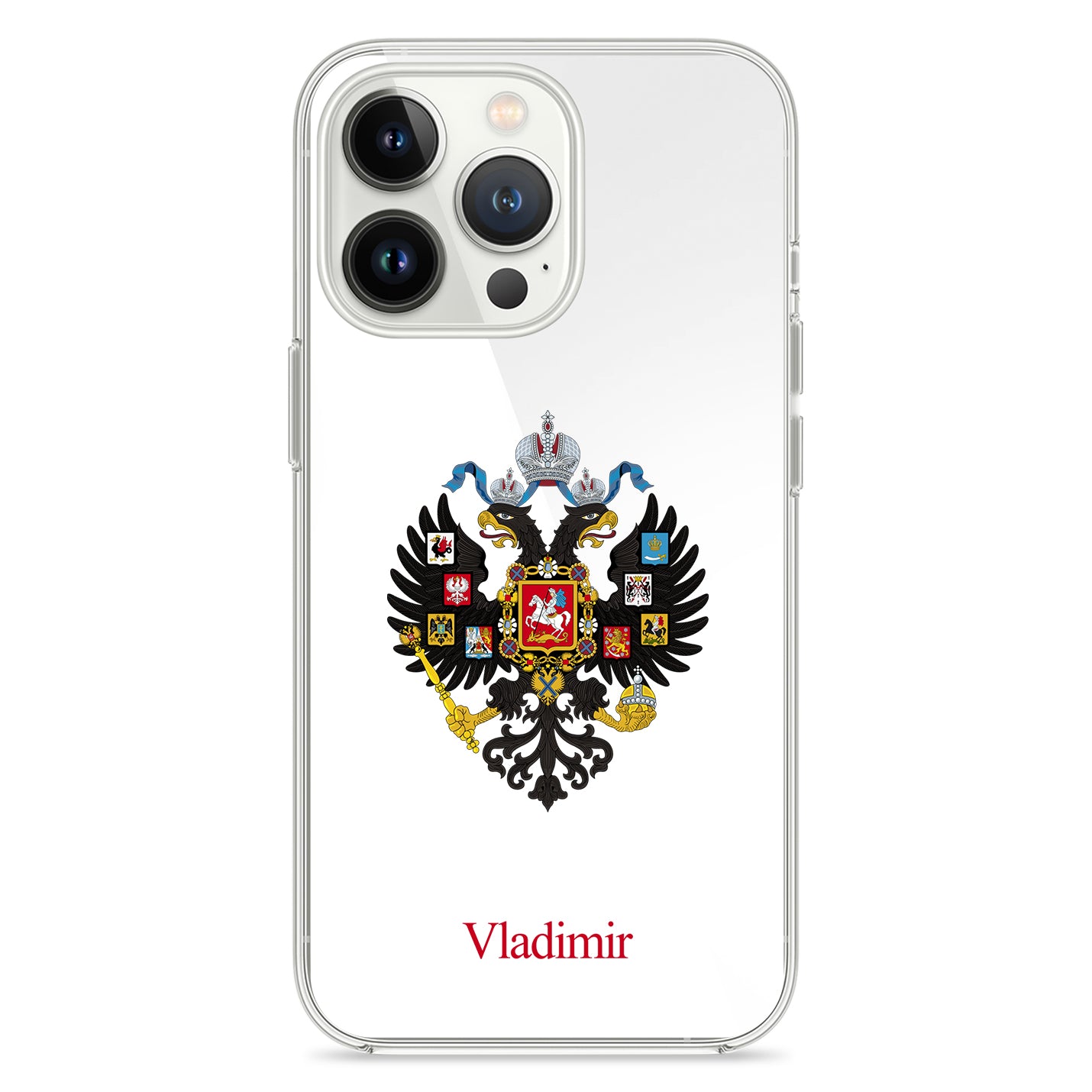 Personalisierte Russisches Imperium Handyhülle mit Namen - 1instaphone