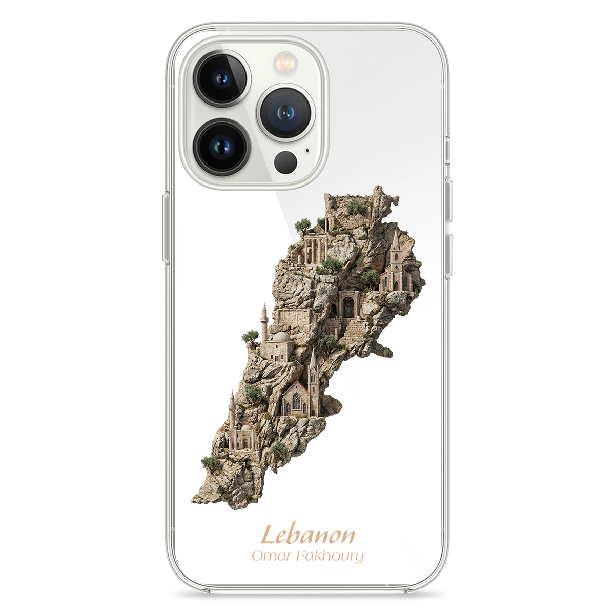 Lebanon Karte – Islamisches Kunst Design - 1instaphone