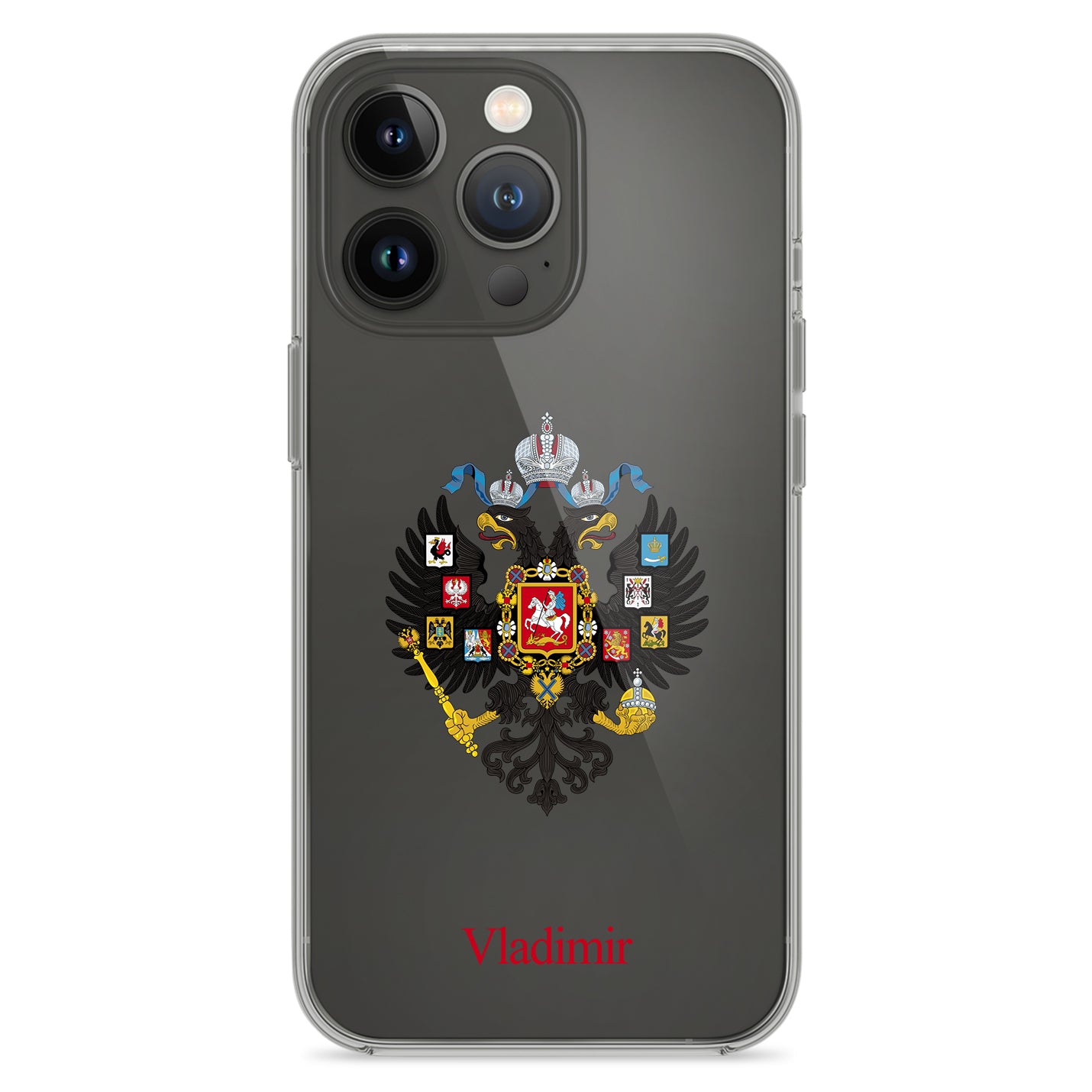 Personalisierte Russisches Imperium Handyhülle mit Namen - 1instaphone