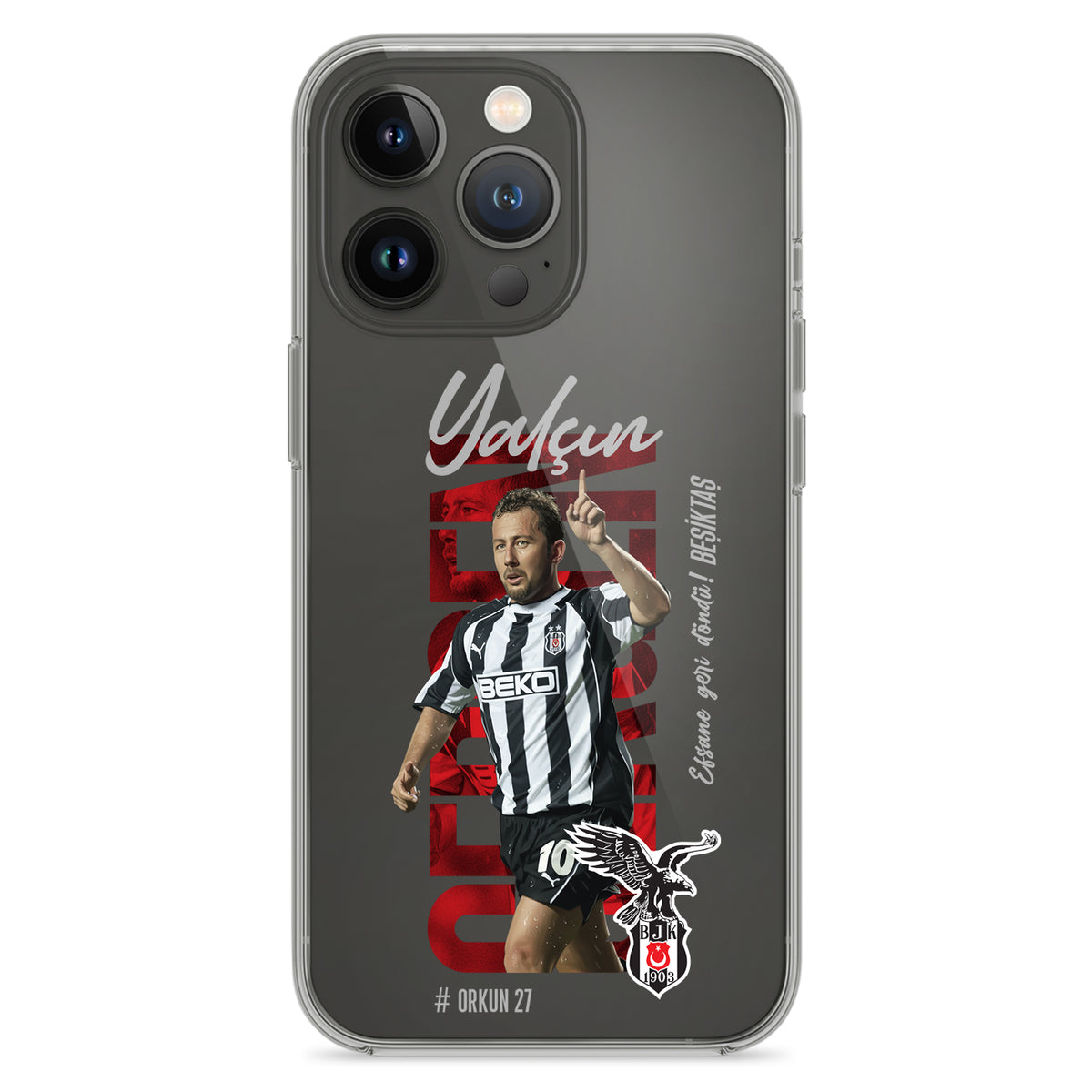 Besiktas Hülle mit Wunschname Sergen - 1instaphone