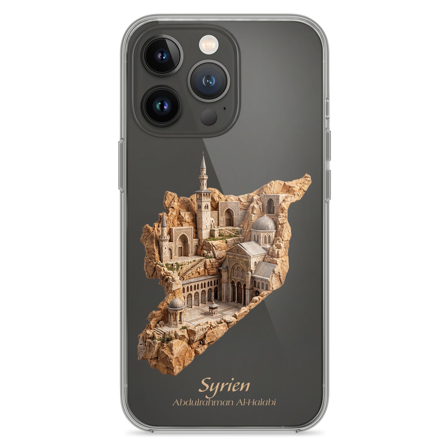 Syrien Karte – Islamisches Kunst Design - 1instaphone