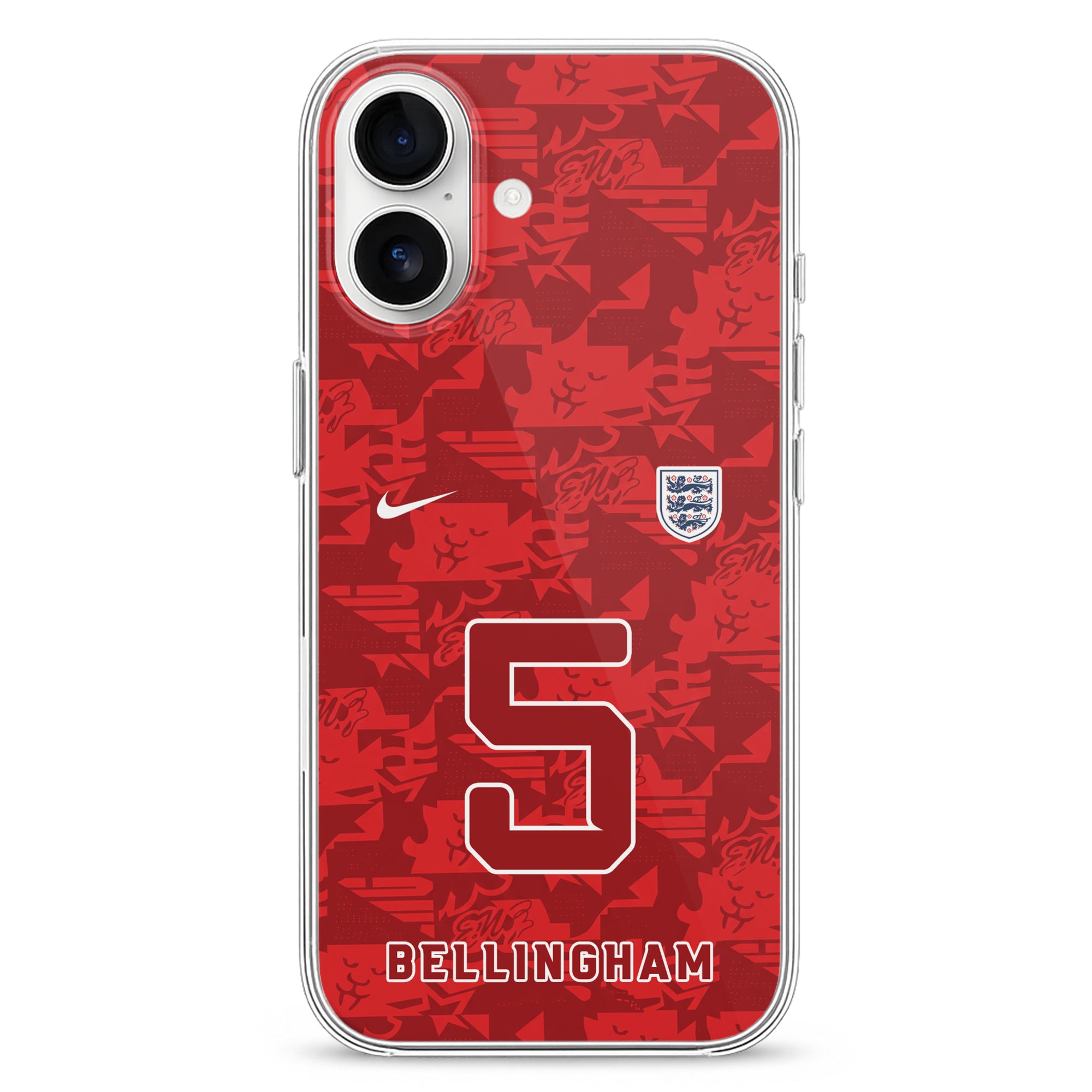 England WM 2026 Handyhülle – Name & Nummer - 1instaphone