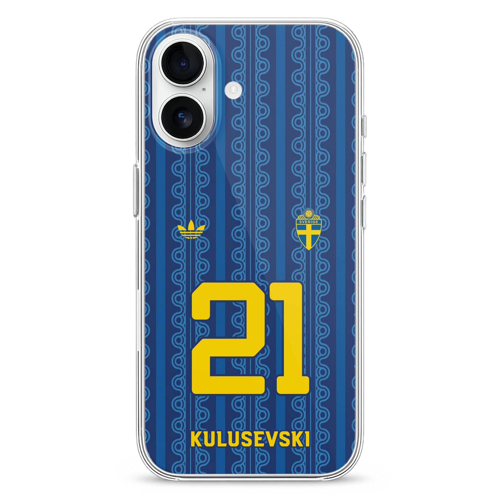Sweden 2026 Handyhülle – Name & Nummer - 1instaphone