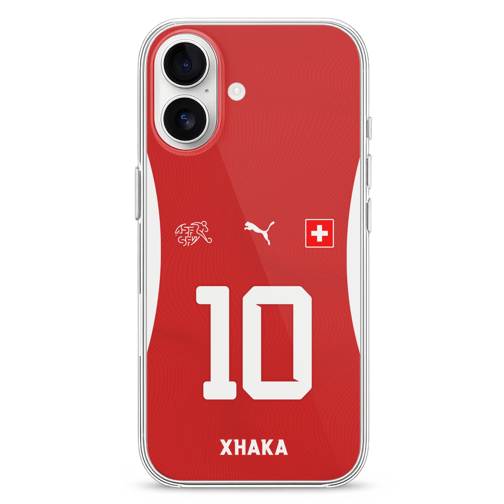 Switzerland 2026 Handyhülle – Name & Nummer - 1instaphone