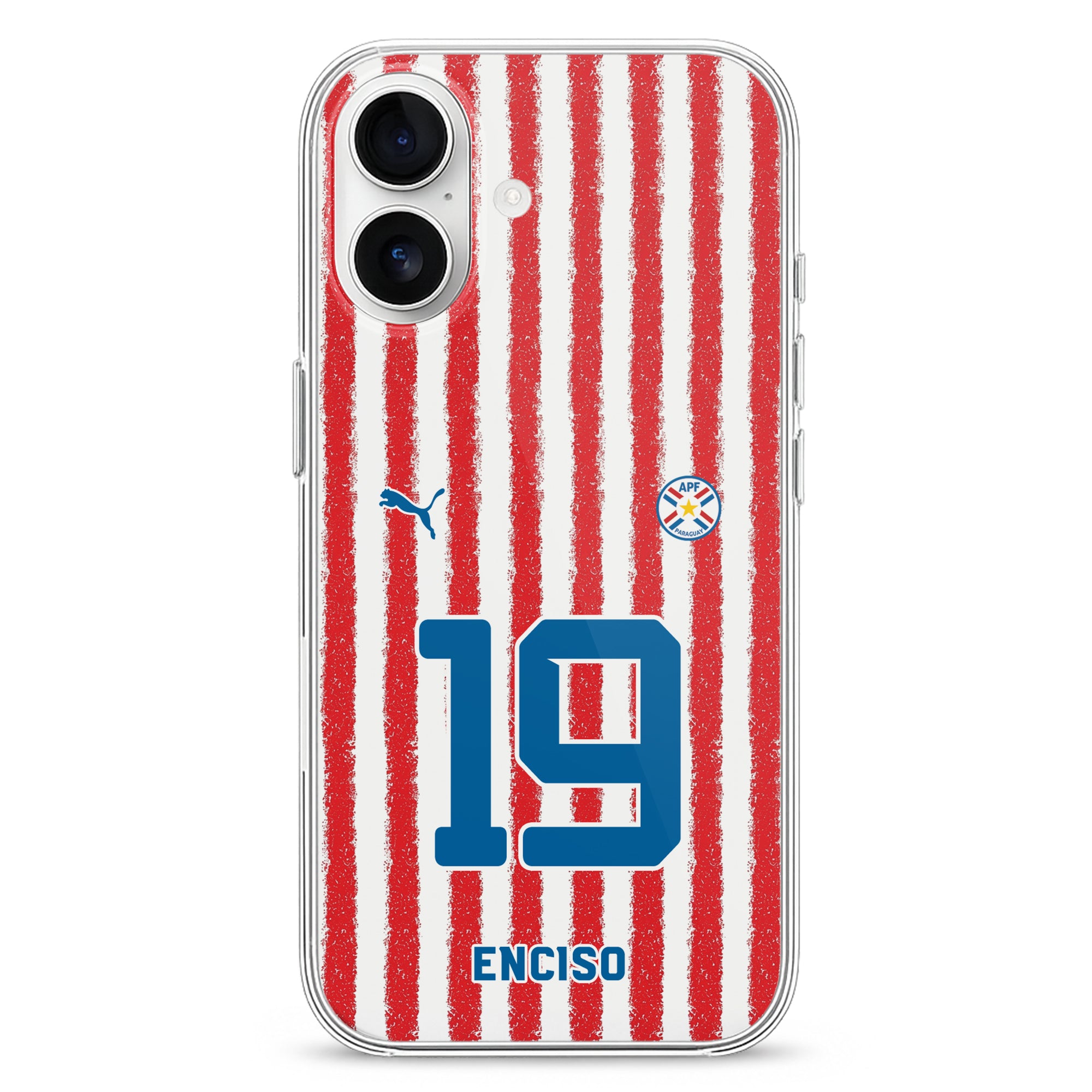 Paraguay 2026 Handyhülle – Name & Nummer - 1instaphone