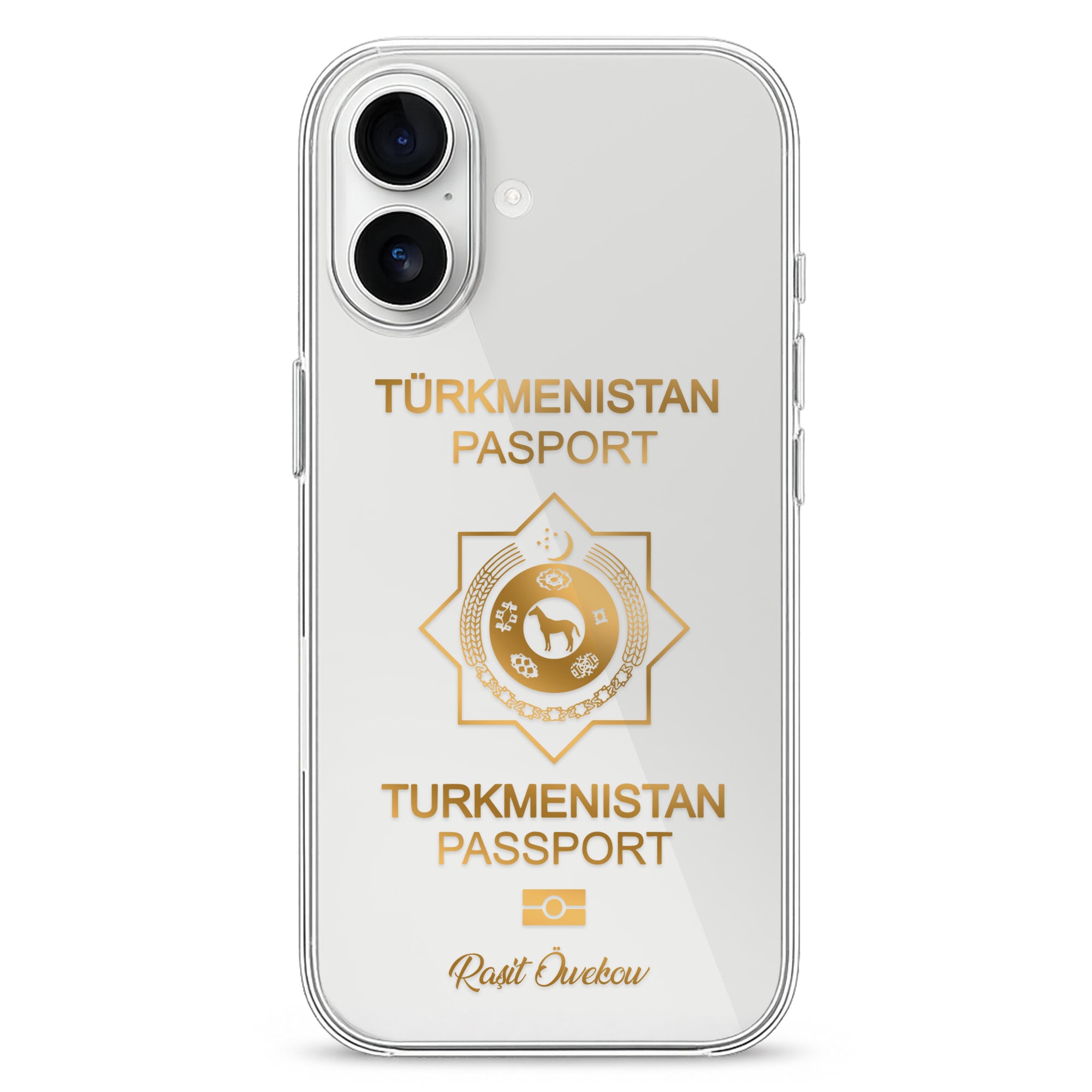 Handyhüllen mit Reisepass - Turkmenistan - 1instaphone