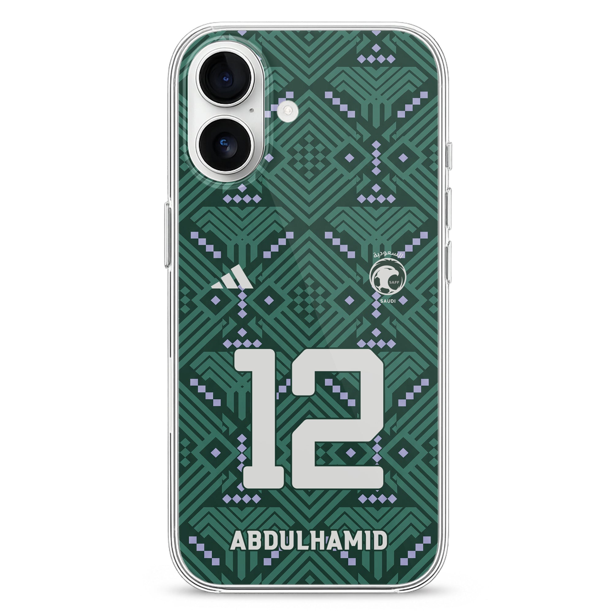 Saudi Arabia 2026 Handyhülle – Name & Nummer - 1instaphone