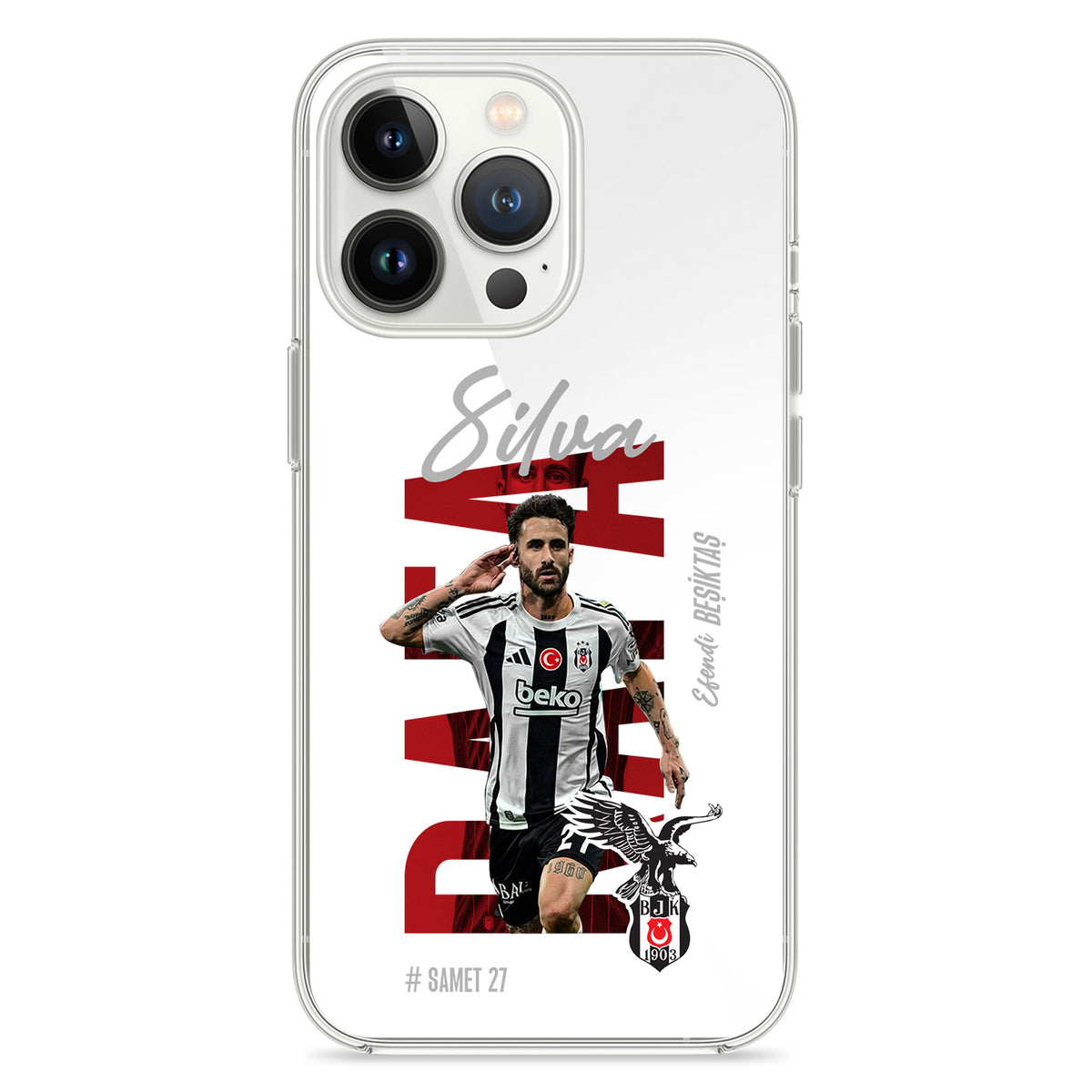 Besiktas Hülle mit Wunschname Sergen (Kopya) - 1instaphone
