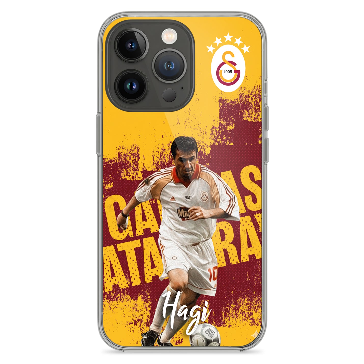 Personalisierte Galatasaray Handyhülle - Şampiyon 2025  Streifen Gold Rot Logo (Kopya) (Kopya) (Kopya) (Kopya) (Kopya) (Kopya) - 1instaphone
