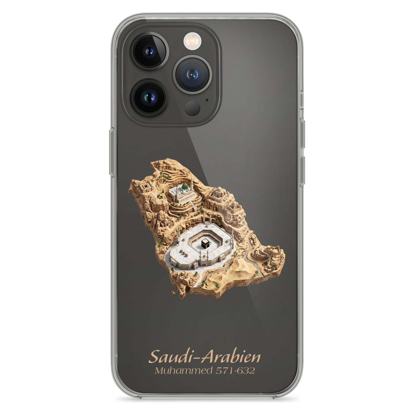 Saudi-Arabien Karte – Islamisches Kunst Design - 1instaphone
