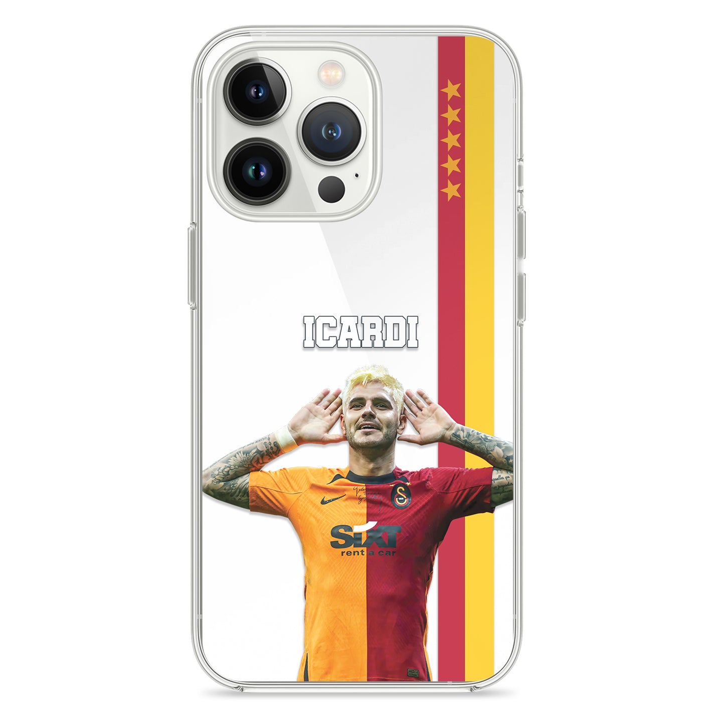 Mauro Icardi Galatasaray Hülle mit Wunschname - 1instaphone