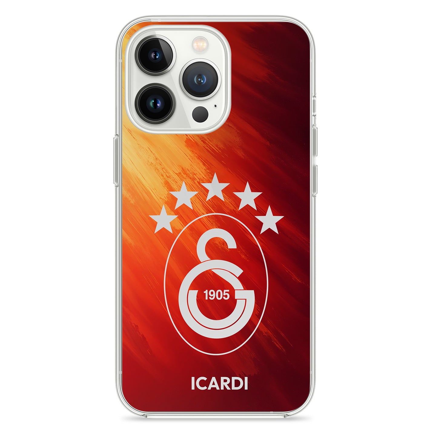 Personalisierte Galatasaray Handyhülle - Şampiyon 2025 Inferno Champion - 1instaphone