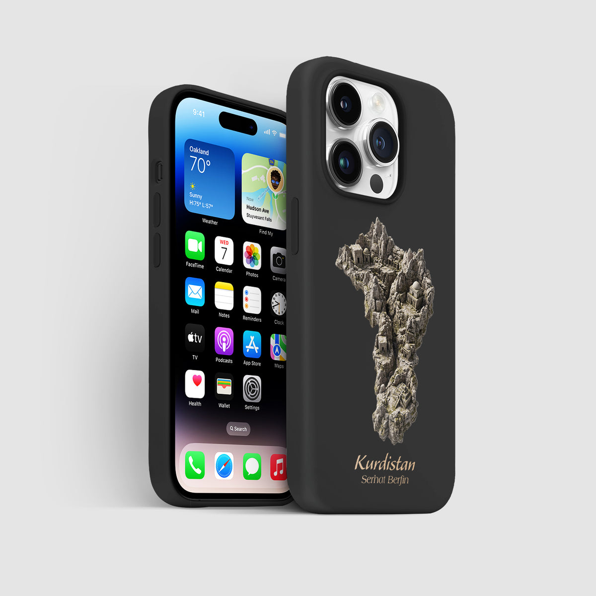 Kurdistan Karte – Islamisches Kunst Design - 1instaphone