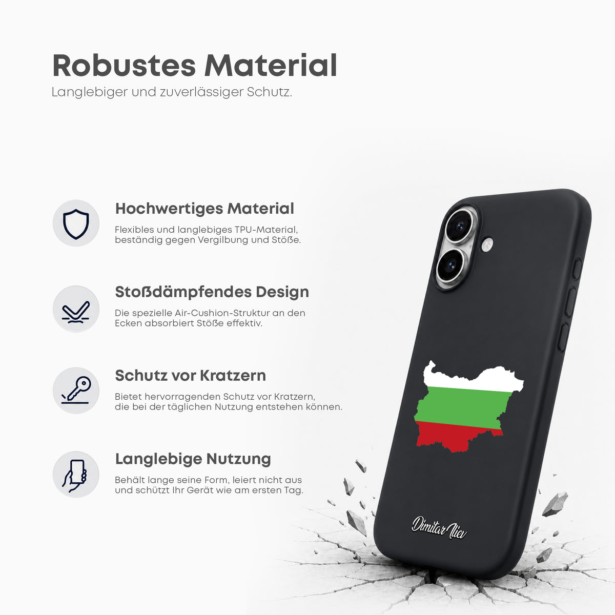 Handyhüllen mit Flagge - Bulgarien - 1instaphone