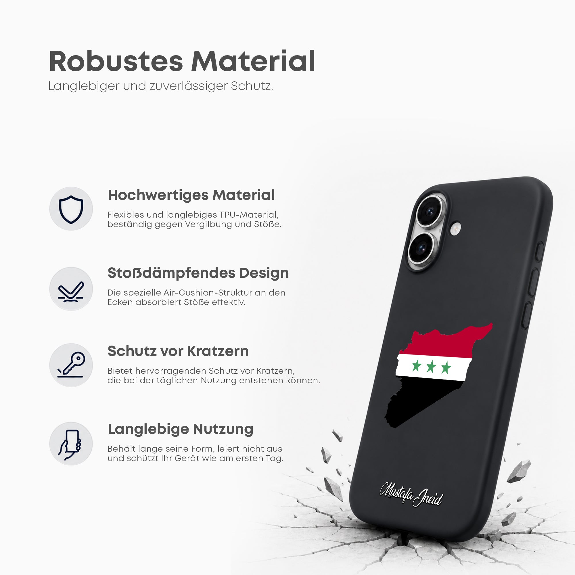Handyhüllen mit Flagge - Syrien - 1instaphone