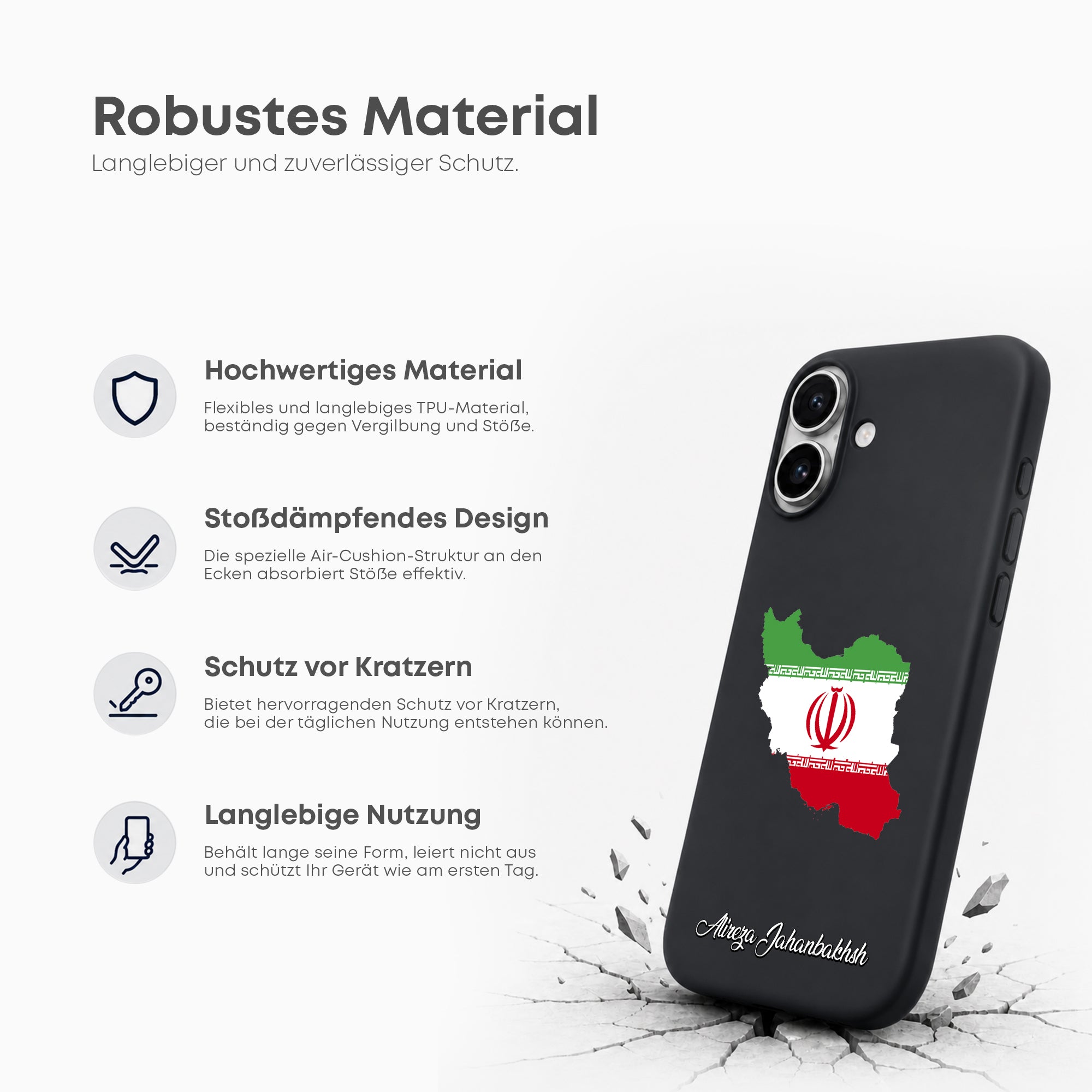 Handyhüllen mit Flagge - Iran - 1instaphone