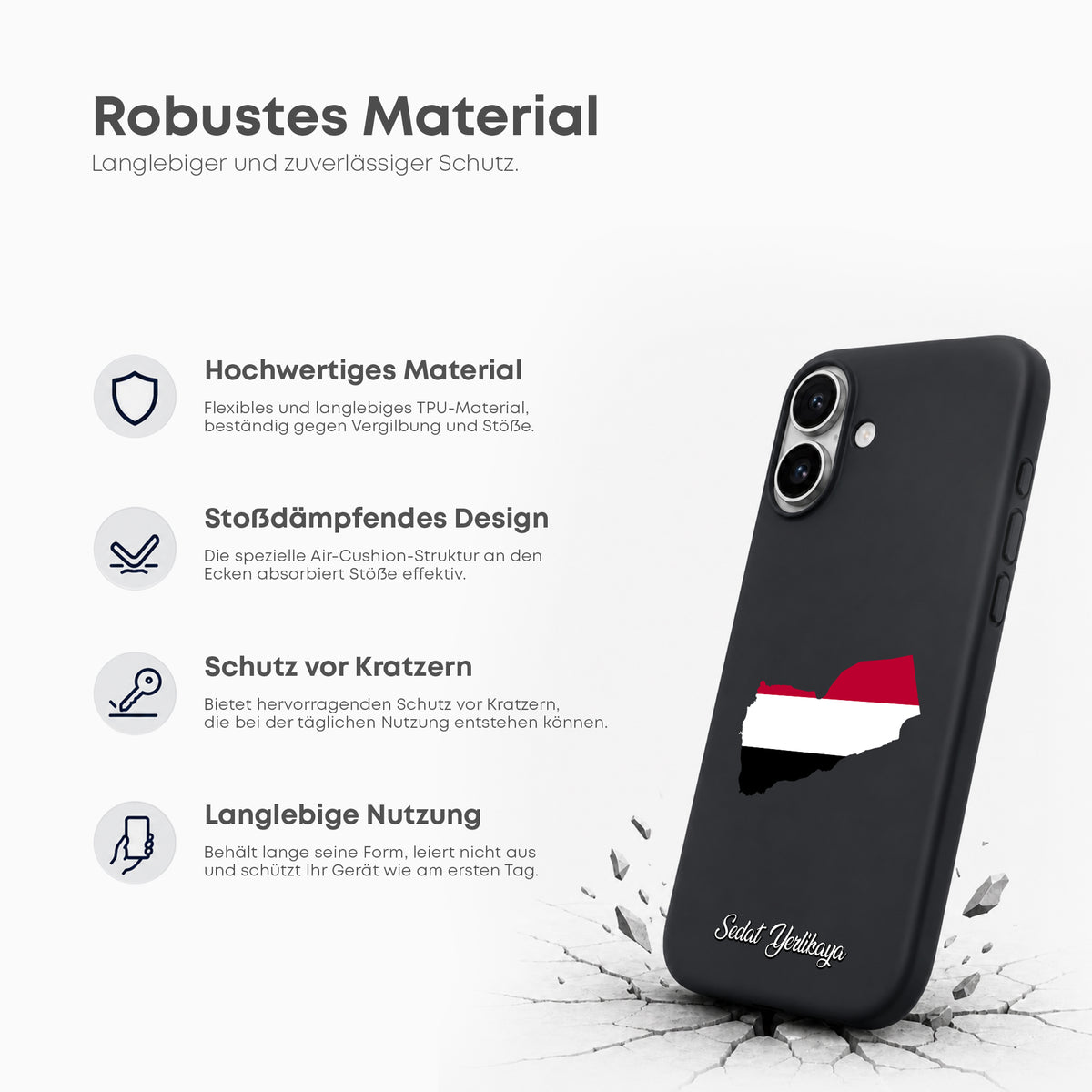 Handyhüllen mit Flagge - Jemen - 1instaphone