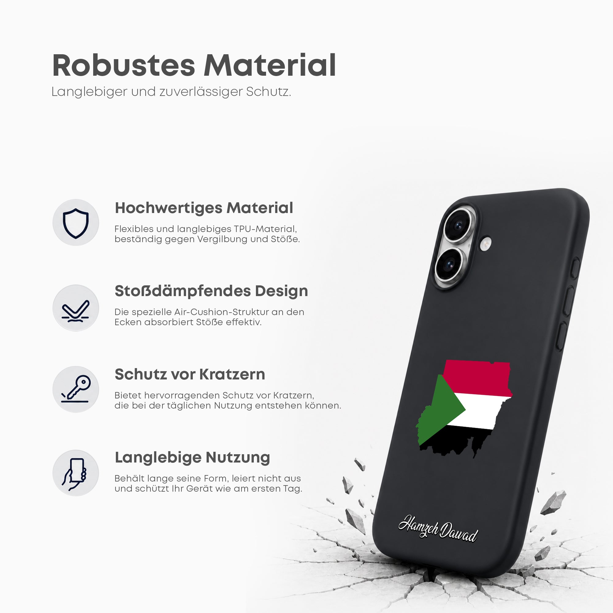 Handyhüllen mit Flagge - Sudan - 1instaphone