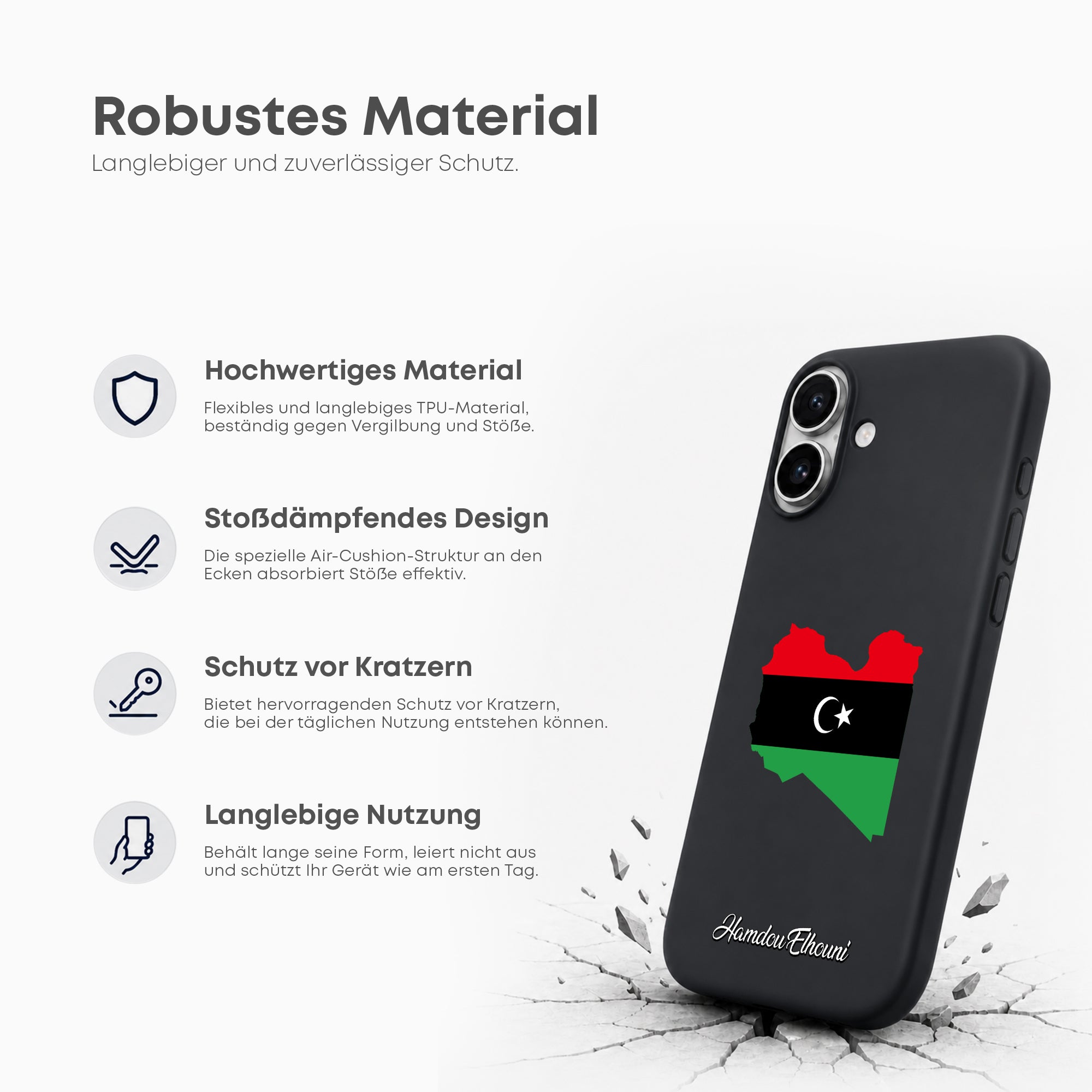 Handyhüllen mit Flagge - Libyen - 1instaphone
