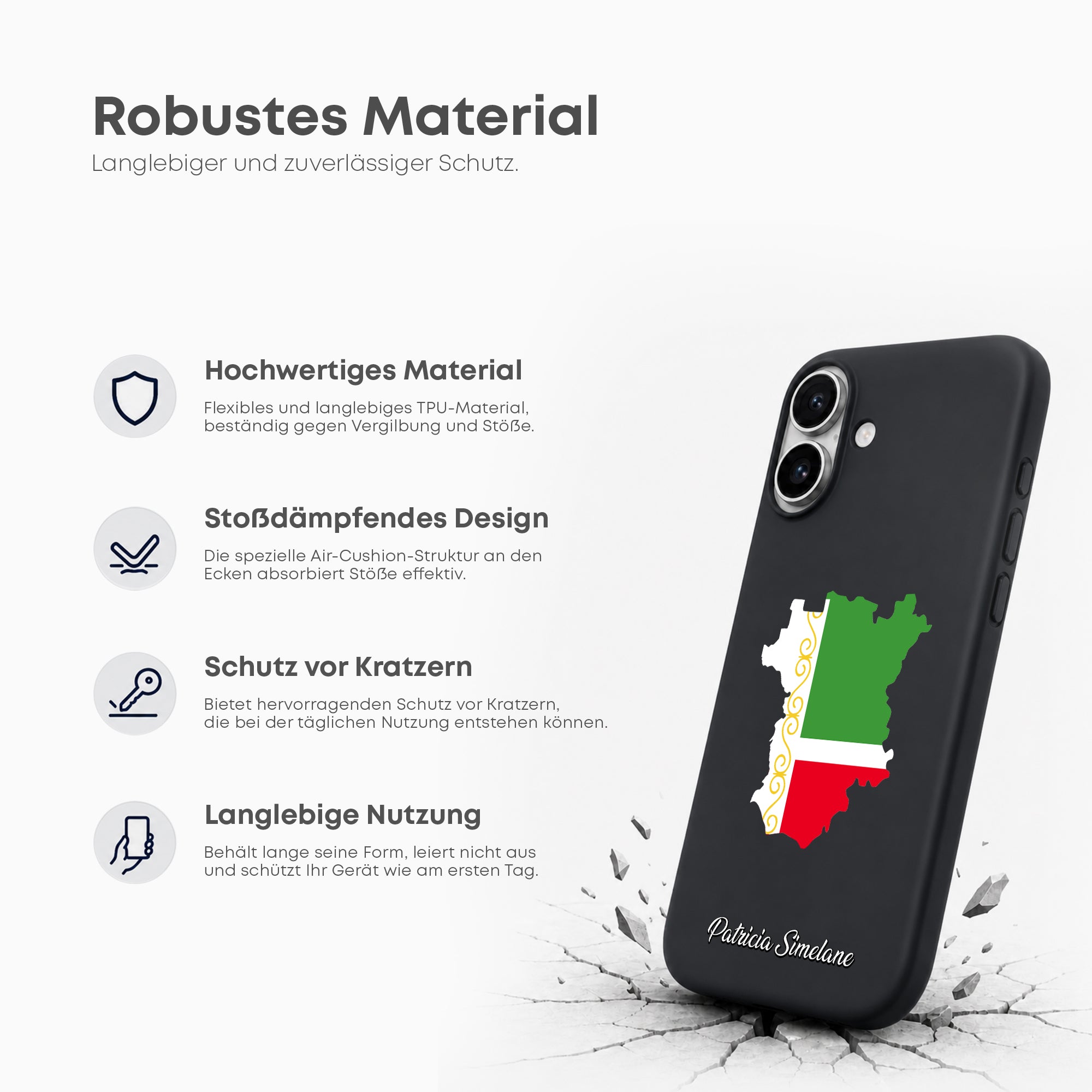Handyhüllen mit Flagge - Tschetschenische Republik - 1instaphone