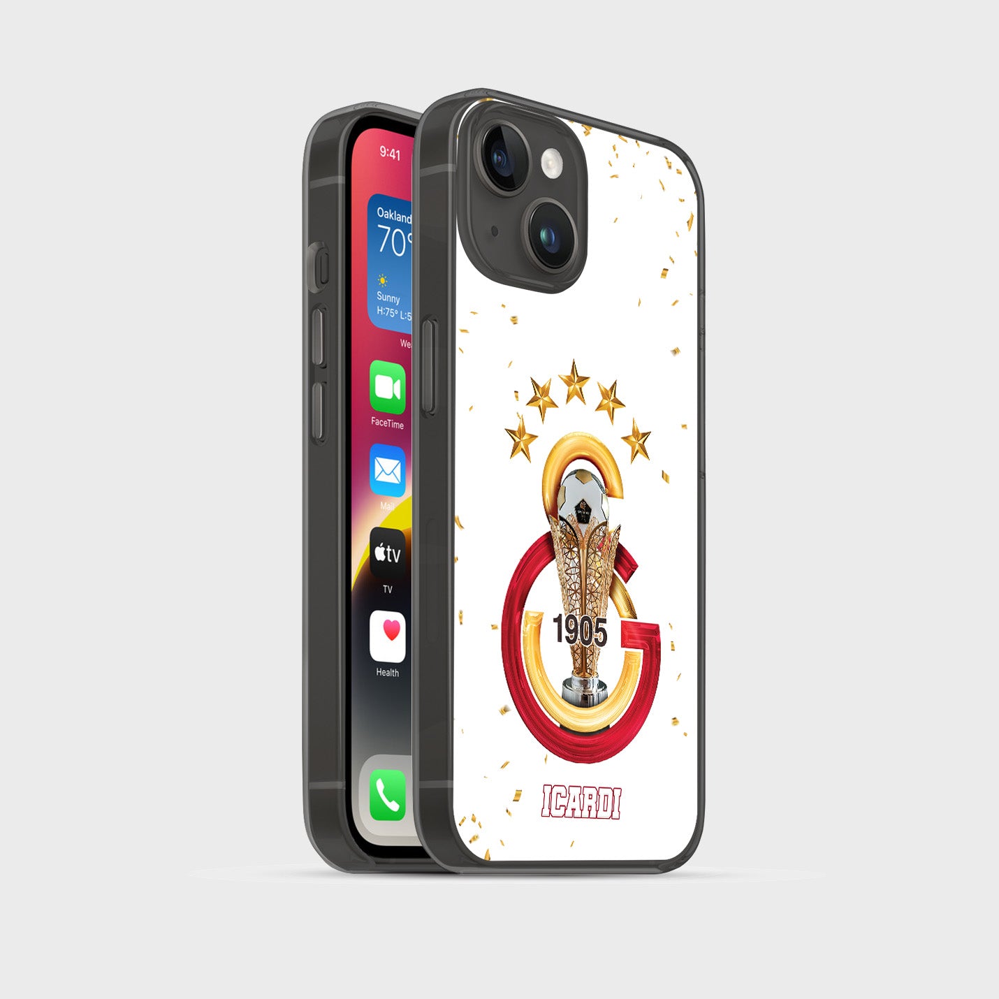 Galatasaray Hülle mit Wunschname - Şampiyon - 1instaphone