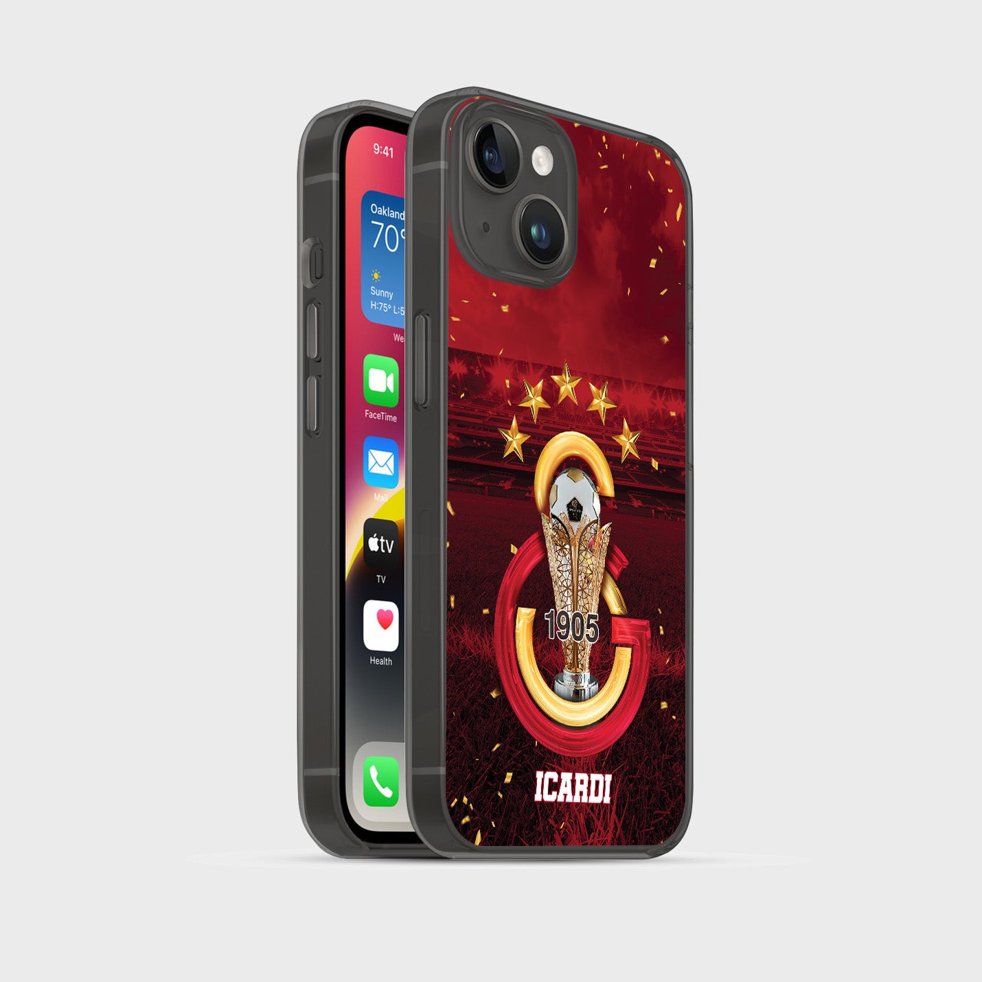 Galatasaray Hülle mit Wunschname - Şampiyon - 1instaphone