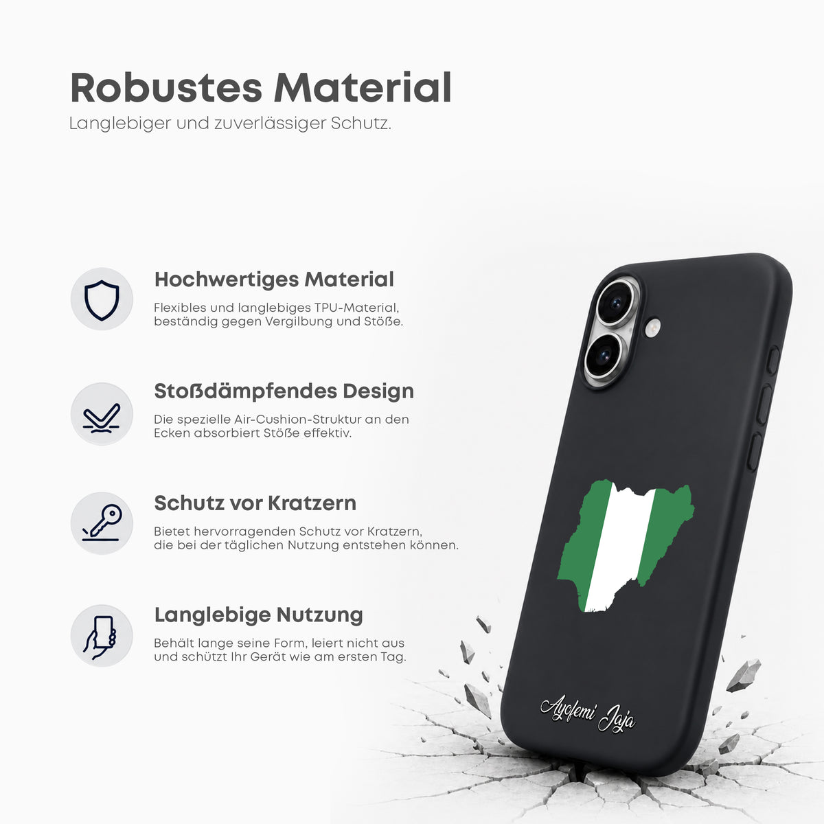 Handyhüllen mit Flagge - NIGERIA - 1instaphone