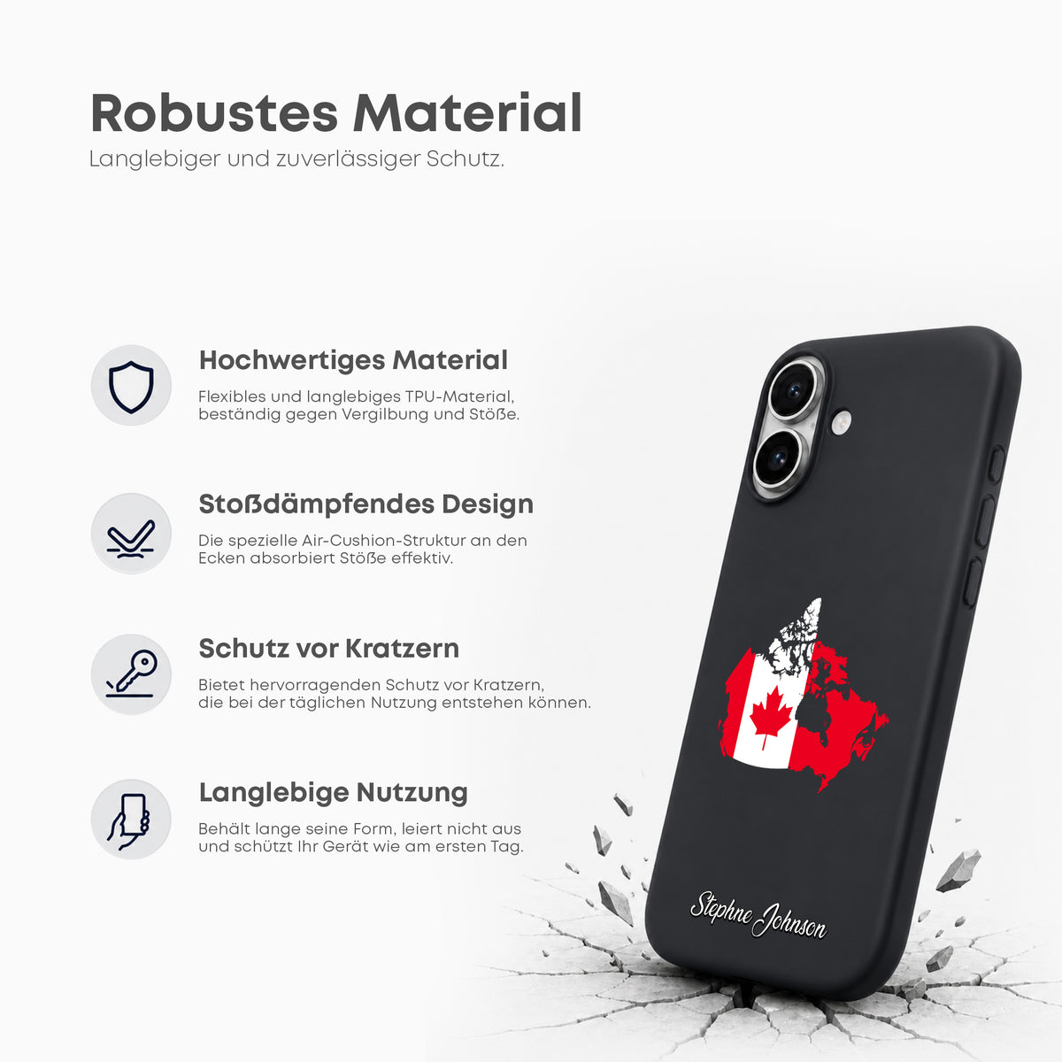 Handyhüllen mit Flagge - KANADA - 1instaphone