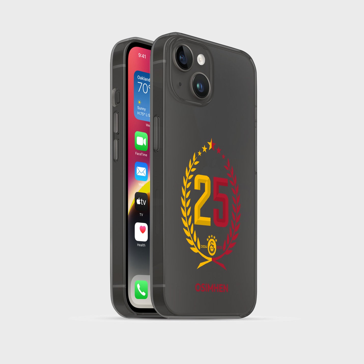Personalisierte Galatasaray Handyhülle - Şampiyon 2025 Trikotnummer Şampiyon - 1instaphone
