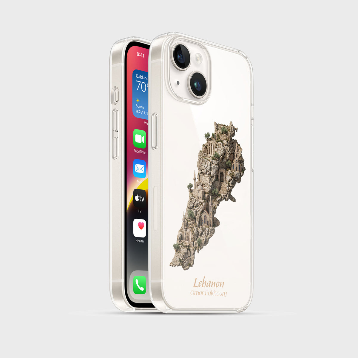 Lebanon Karte – Islamisches Kunst Design - 1instaphone