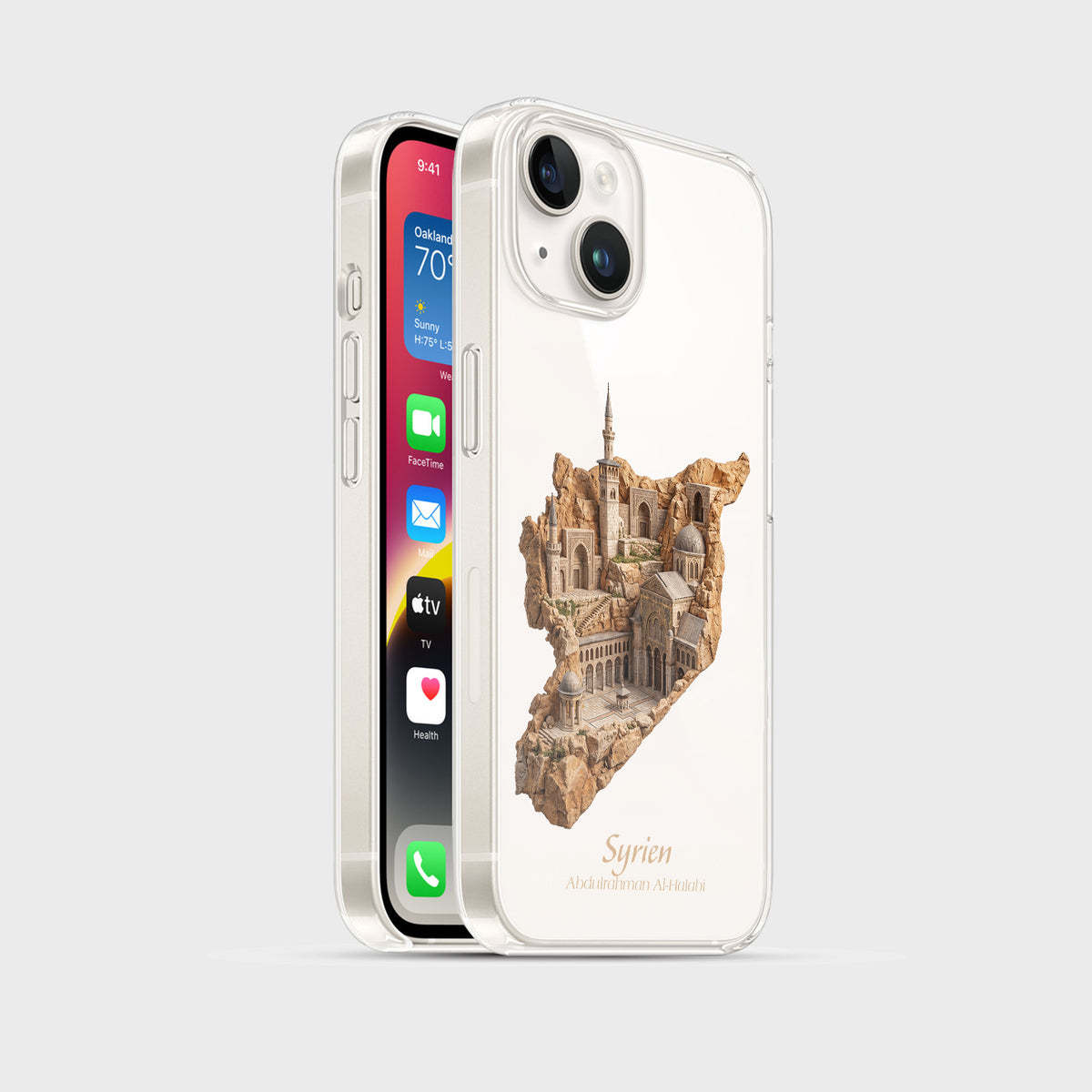 Syrien Karte – Islamisches Kunst Design - 1instaphone