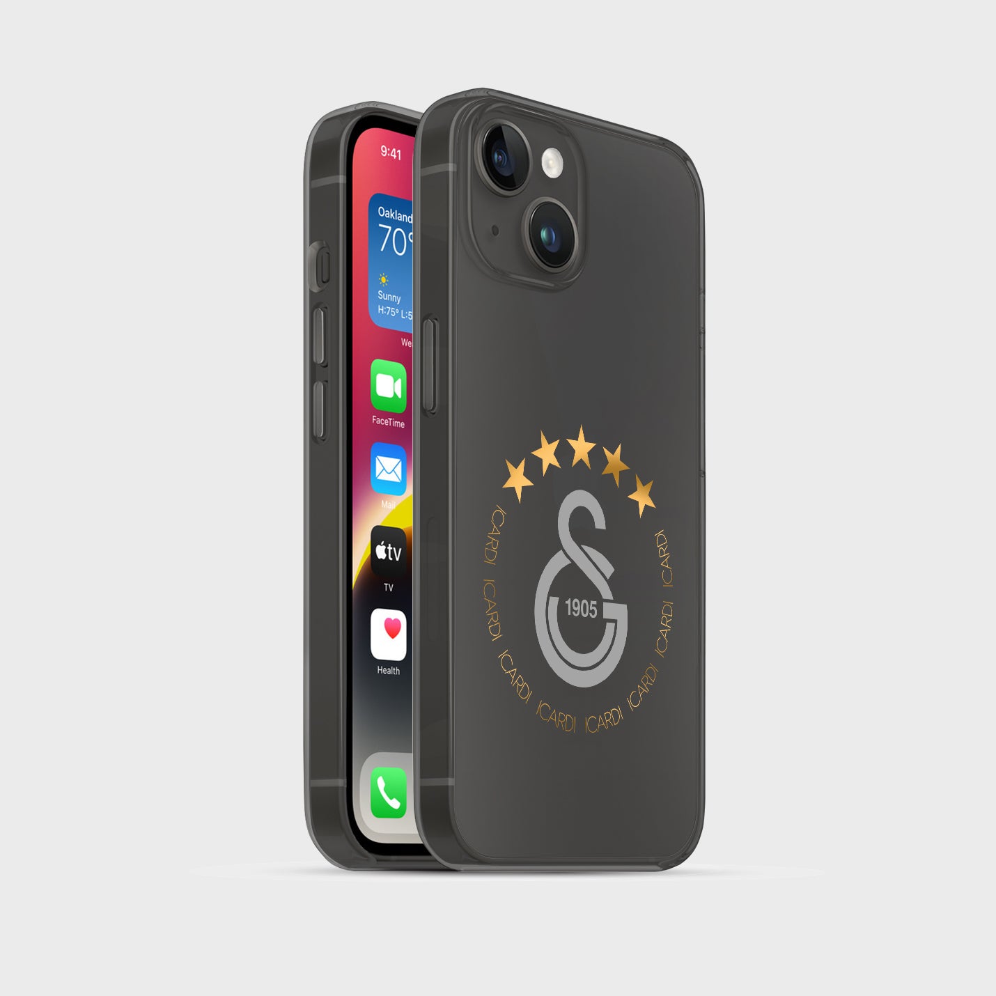 Personalisierte Galatasaray Handyhülle - Şampiyon 2025 Streifen Gold Rot Logo (Kopya) (Kopya) (Kopya) - 1instaphone