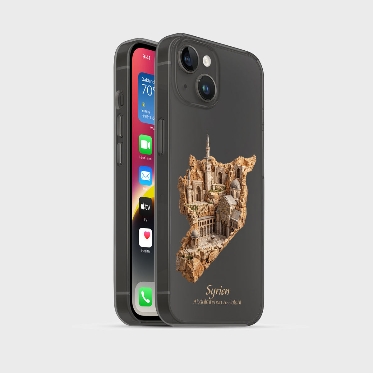 Syrien Karte – Islamisches Kunst Design - 1instaphone