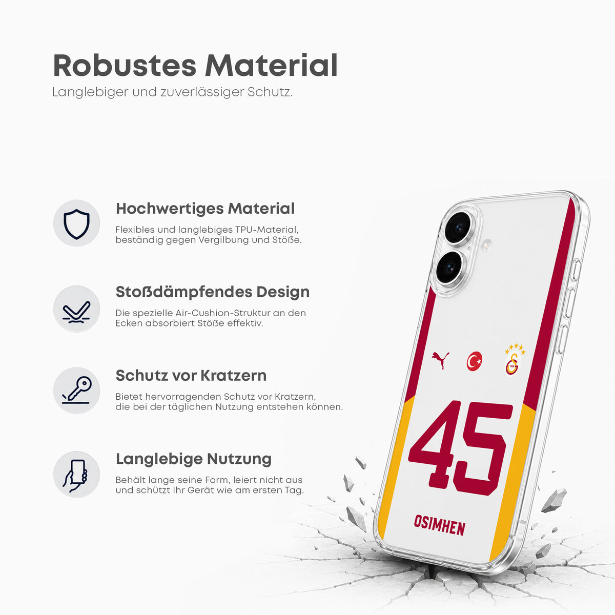 Coque de téléphone Galatasaray personnalisée 2023