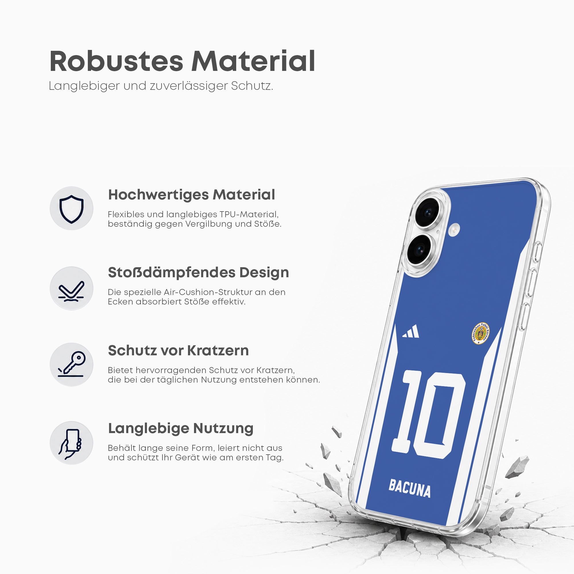 Curacao 2026 Handyhülle – Name & Nummer - 1instaphone