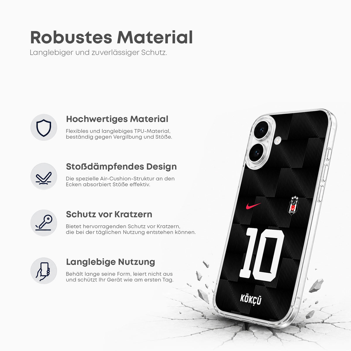Coque de téléphone Besiktas personnalisée 2023
