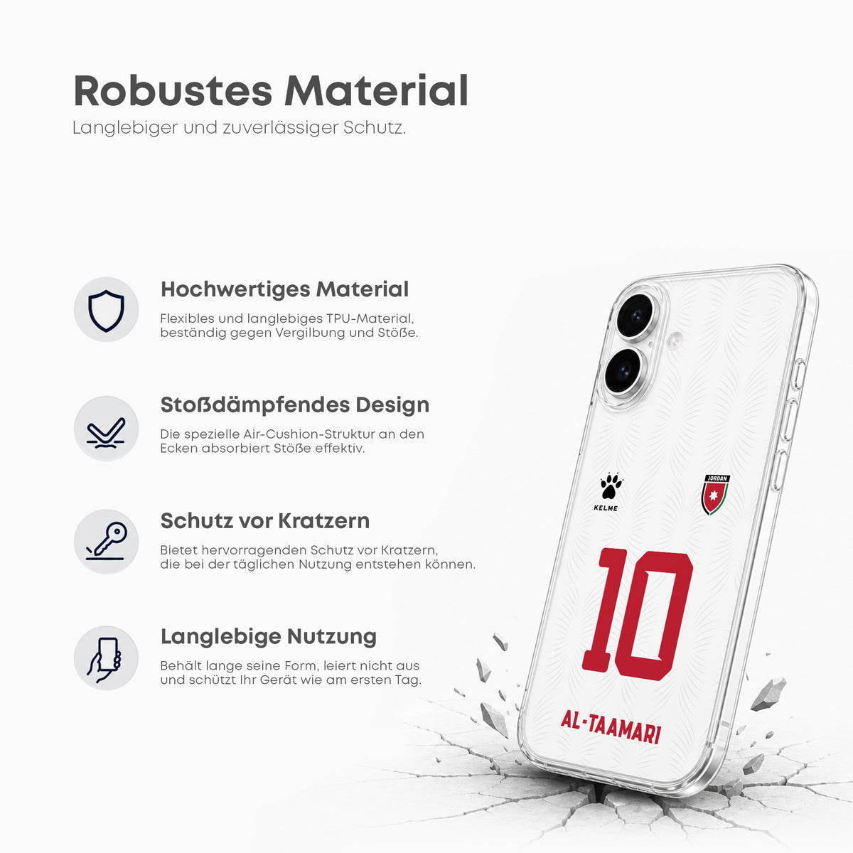 Jordan 2026 Handyhülle – Name & Nummer - 1instaphone