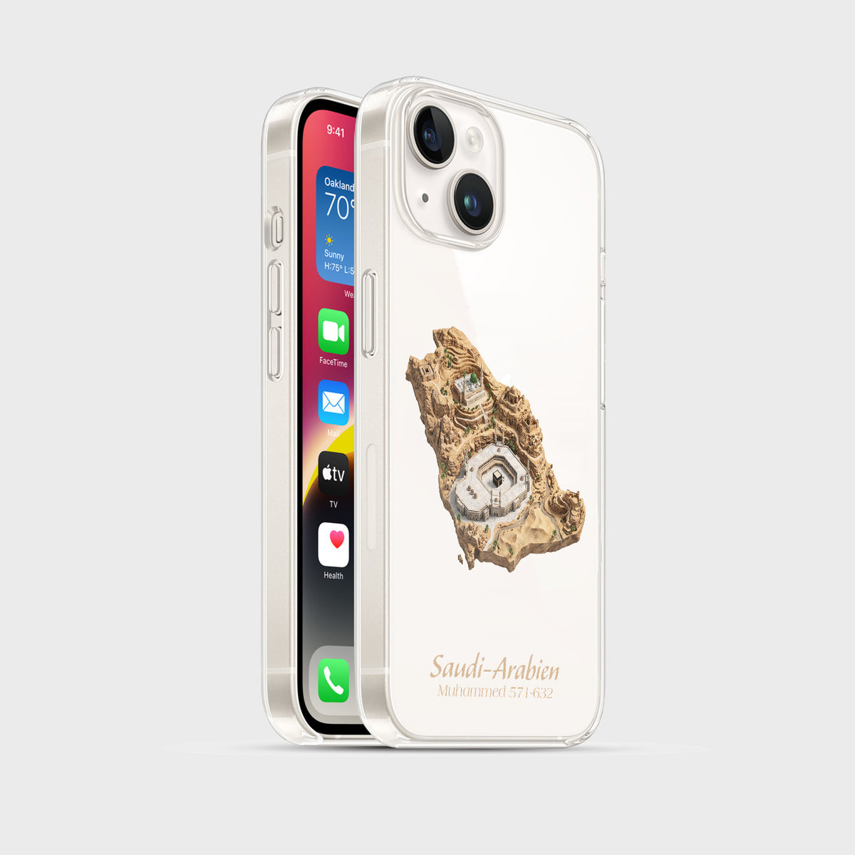 Saudi-Arabien Karte – Islamisches Kunst Design - 1instaphone
