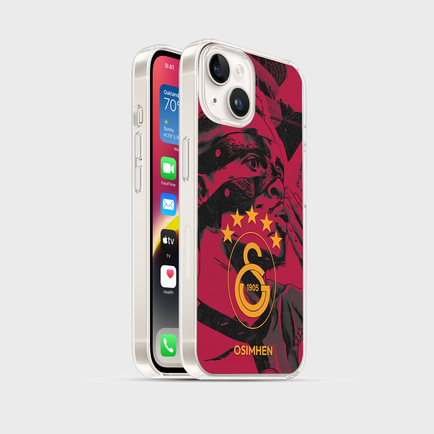 Personalisierte Galatasaray Handyhülle - Şampiyon 2025 Osimhen - 1instaphone
