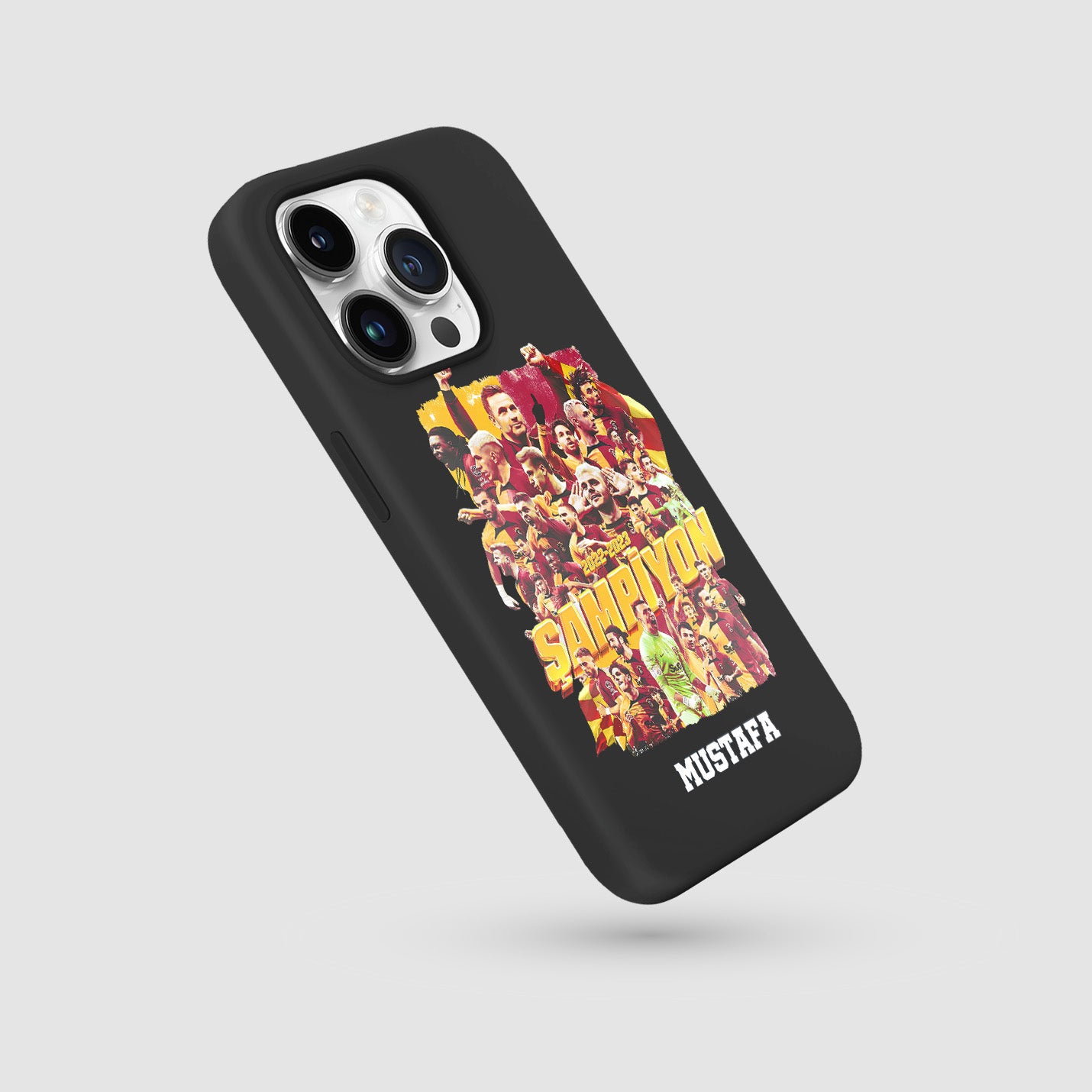 Galatasaray Hülle mit Wunschname - Şampiyon - 1instaphone