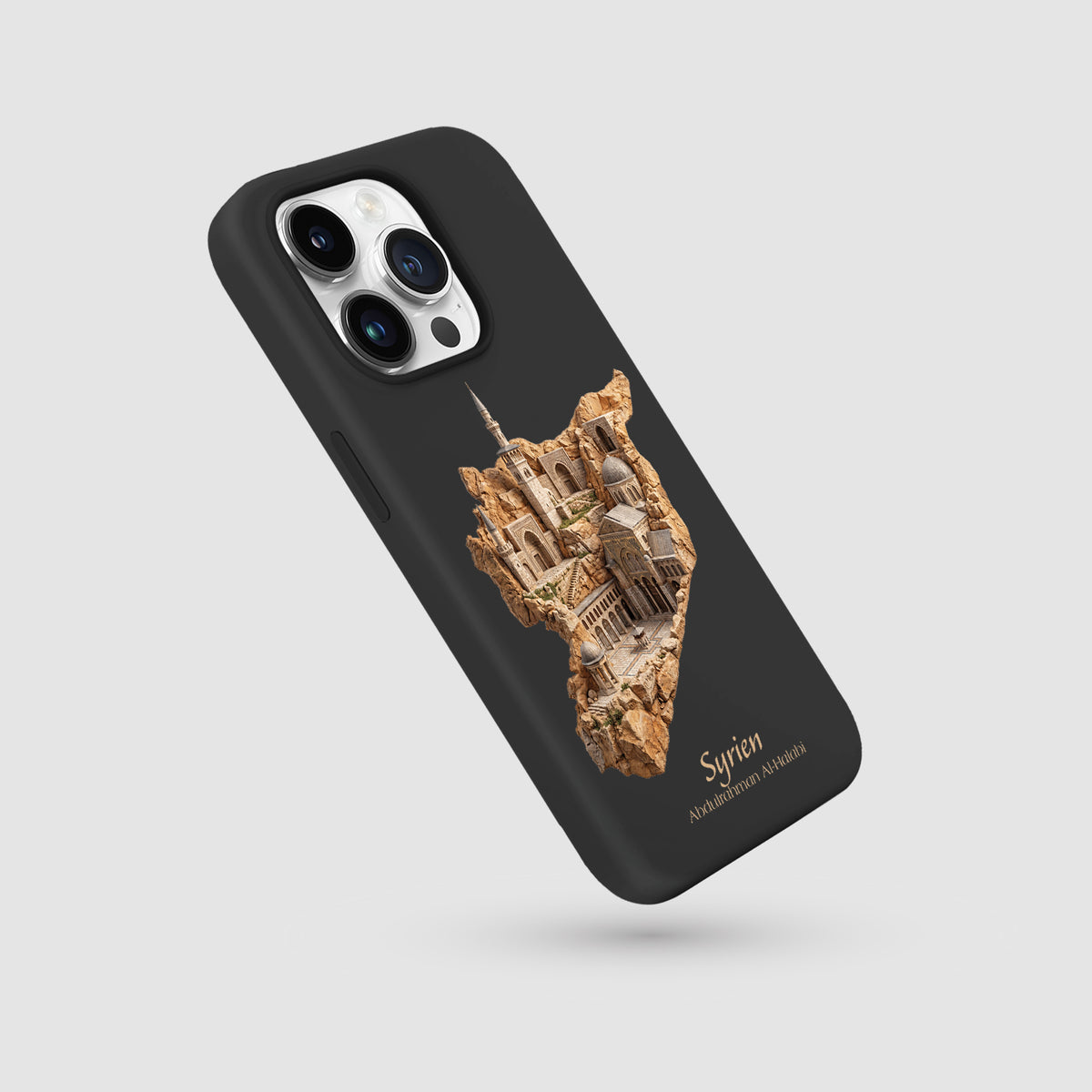 Syrien Karte – Islamisches Kunst Design - 1instaphone