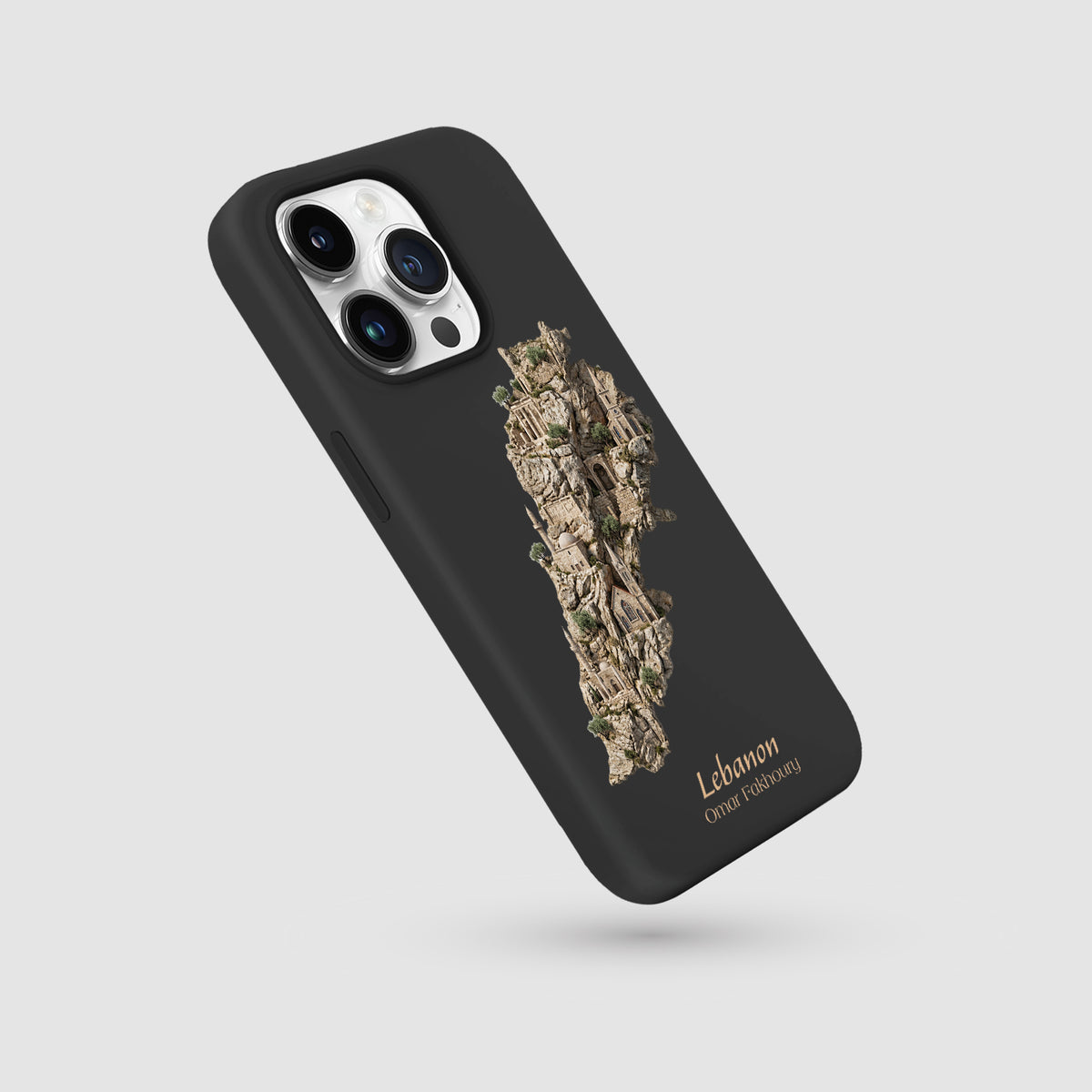 Lebanon Karte – Islamisches Kunst Design - 1instaphone