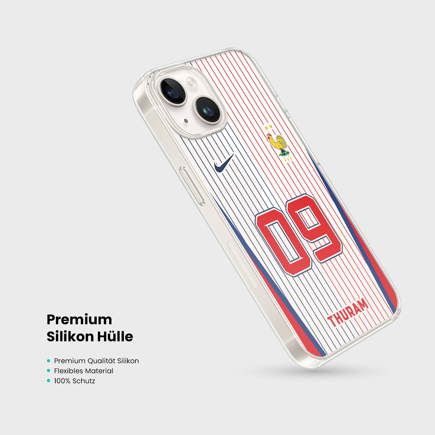 Frankreich Handyhülle EM 2024 - 1instaphone