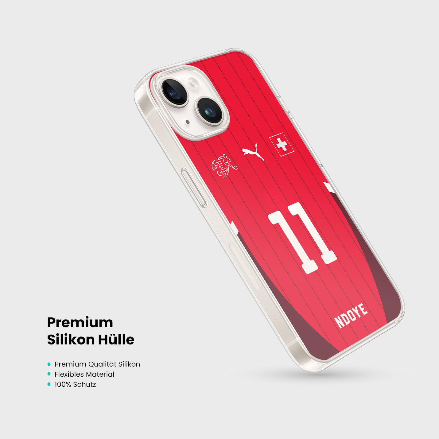 Schweiz Handyhülle EM 2024 - 1instaphone