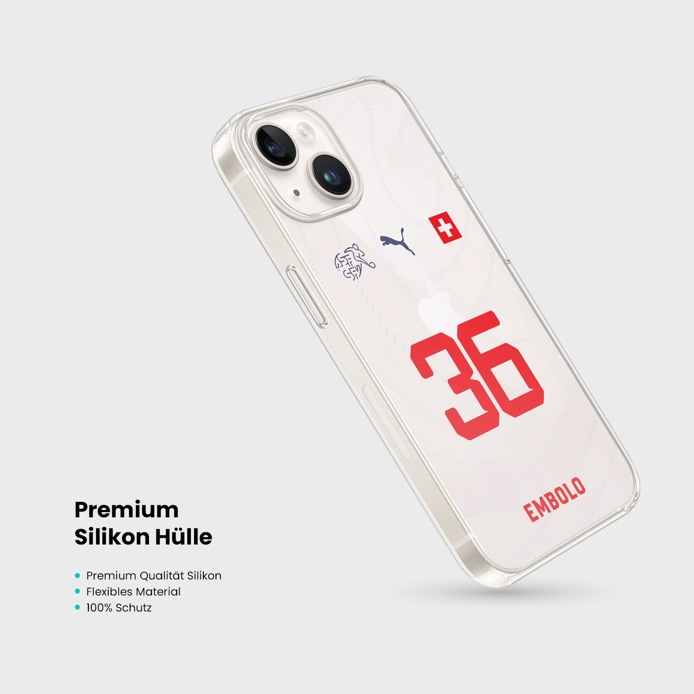 Schweiz Handyhülle EM 2024 - 1instaphone
