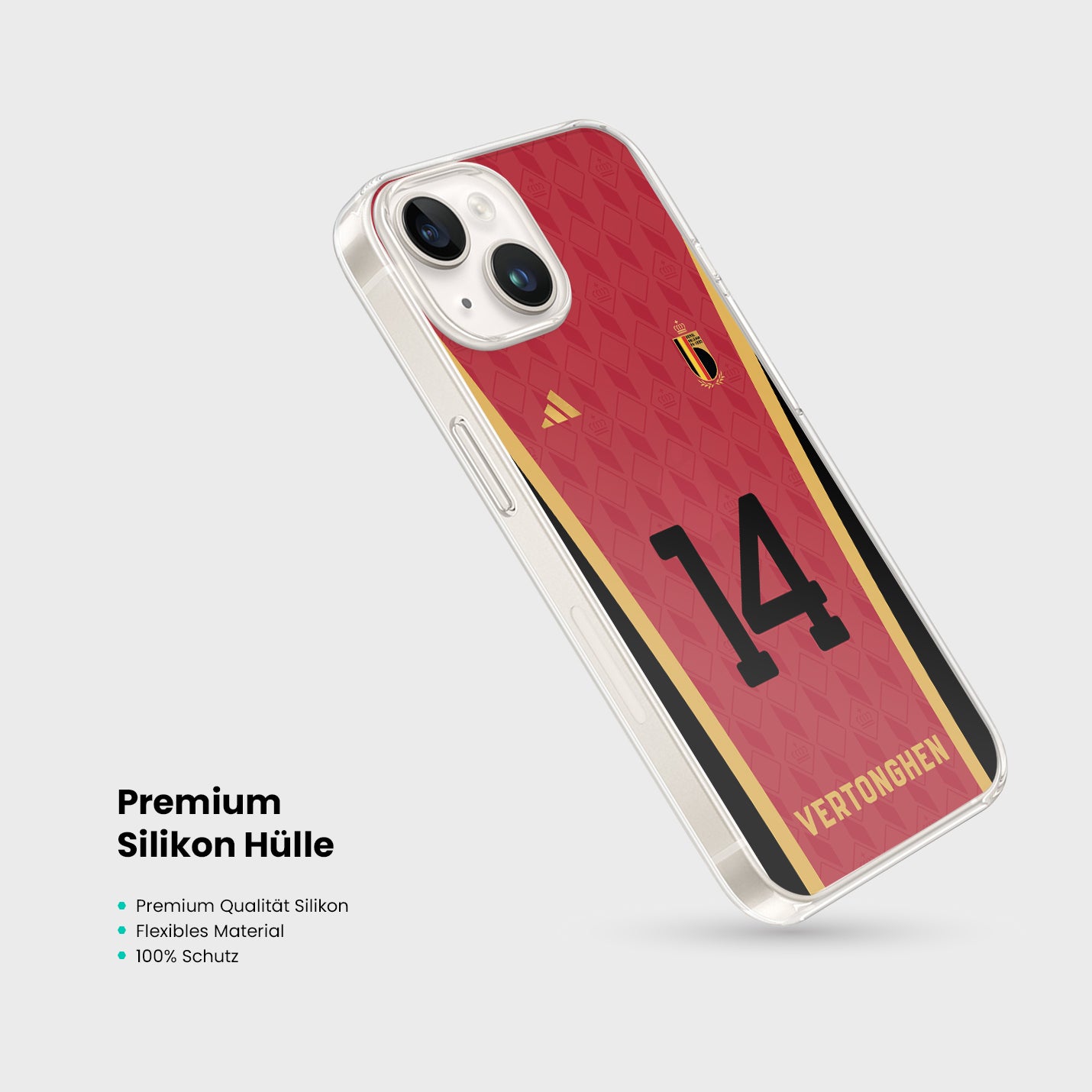 Belgien Handyhülle EM 2024 - 1instaphone