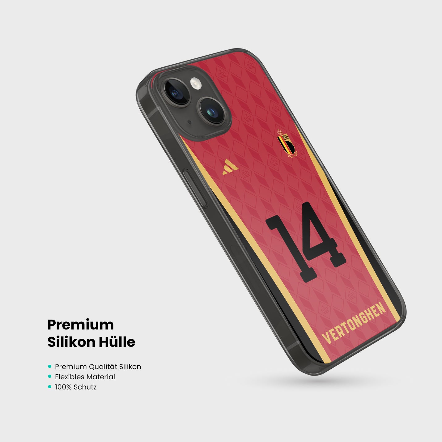 Belgien Handyhülle EM 2024 - 1instaphone