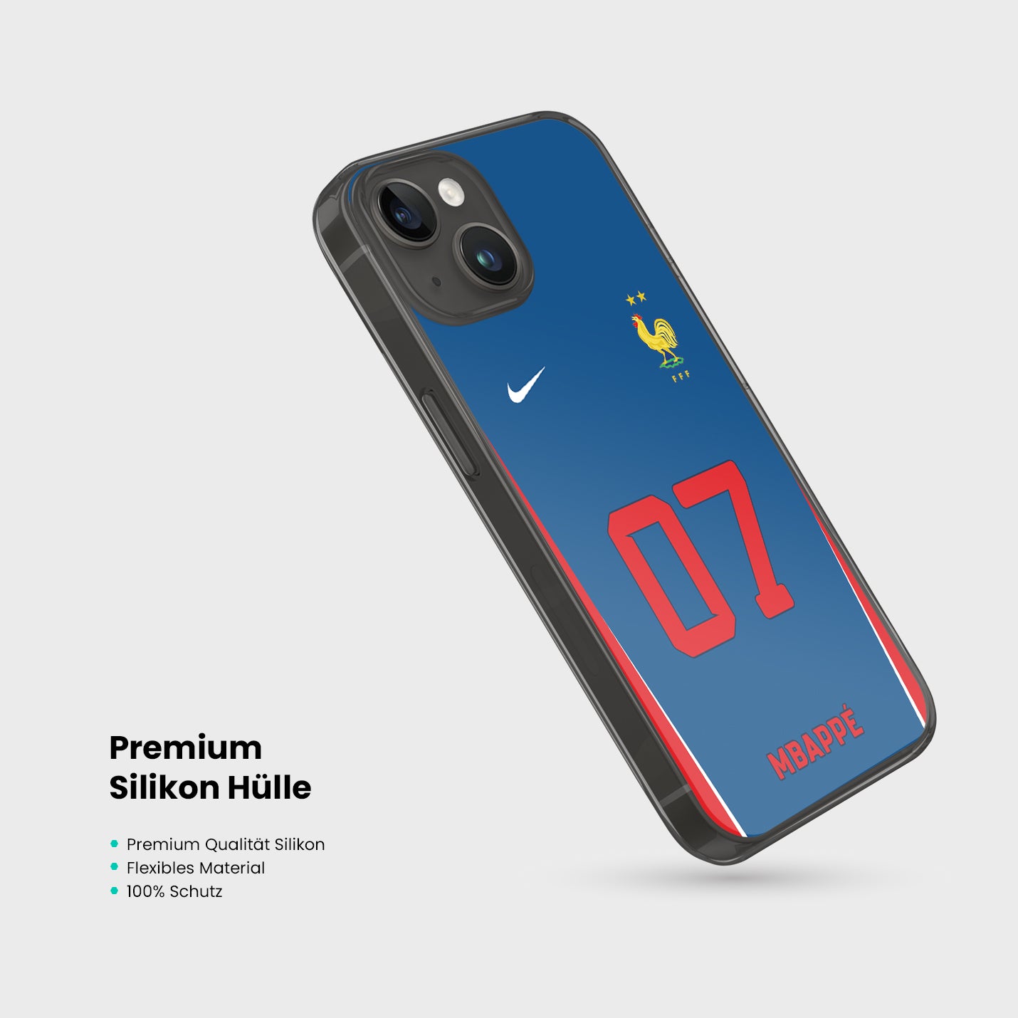 Frankreich Handyhülle EM 2024 - 1instaphone