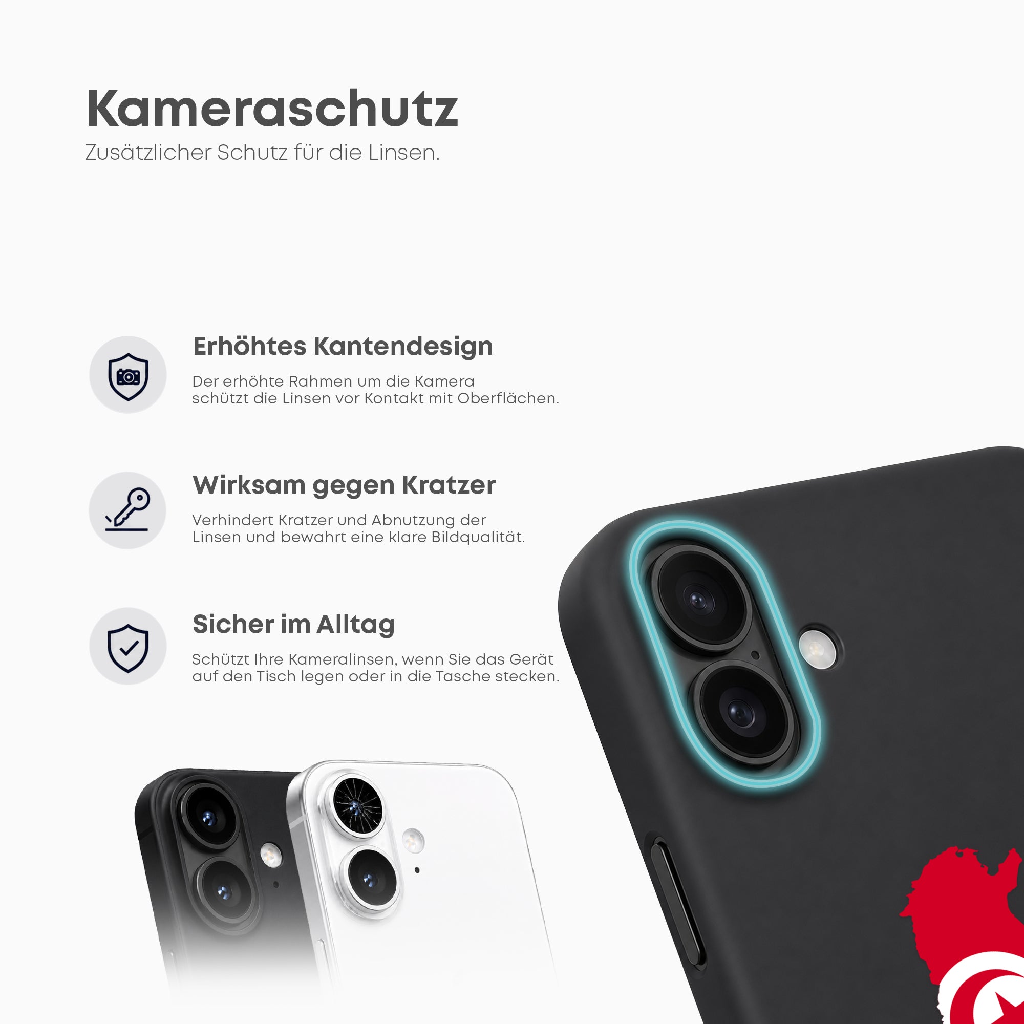 Handyhüllen mit Flagge - Tunesien - 1instaphone